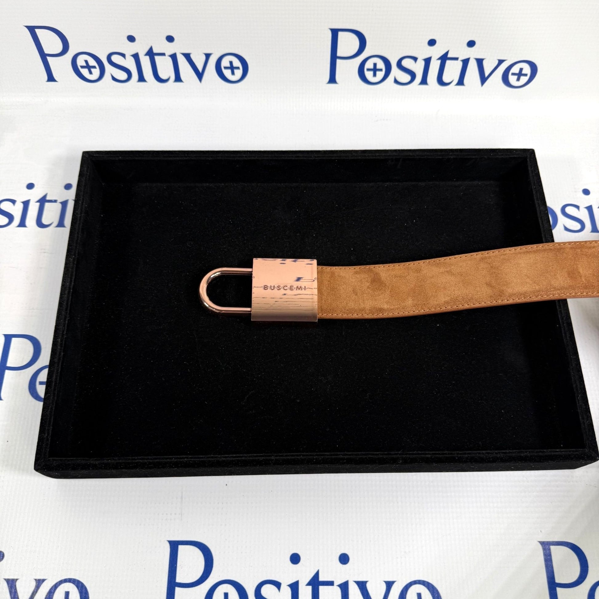 Buscemi Belt Lock Terra Nubuck Leather | Positivo Clothing