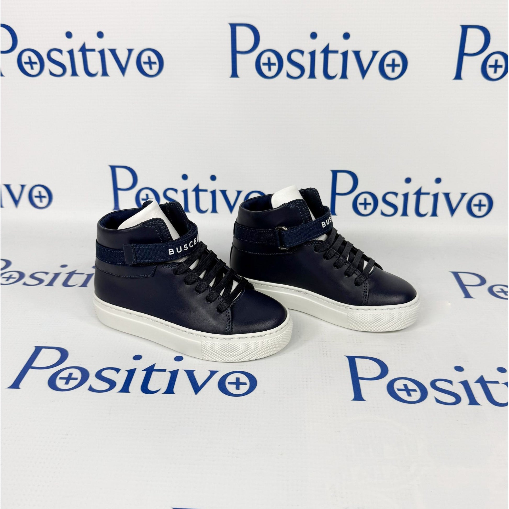 Buscemi 100MM Kid Sport Oceano Leather Sneakers | Positivo Clothing