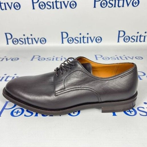 Bally Salfano Chocolate Leather Derby Shoes | Positivo Clothing