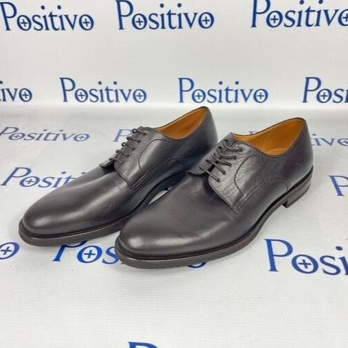 Bally Salfano Chocolate Leather Derby Shoes | Positivo Clothing