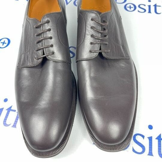 Bally Salfano Chocolate Leather Derby Shoes | Positivo Clothing