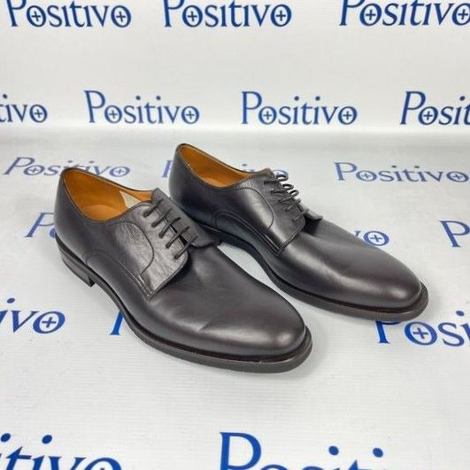 Bally Salfano Chocolate Leather Derby Shoes | Positivo Clothing