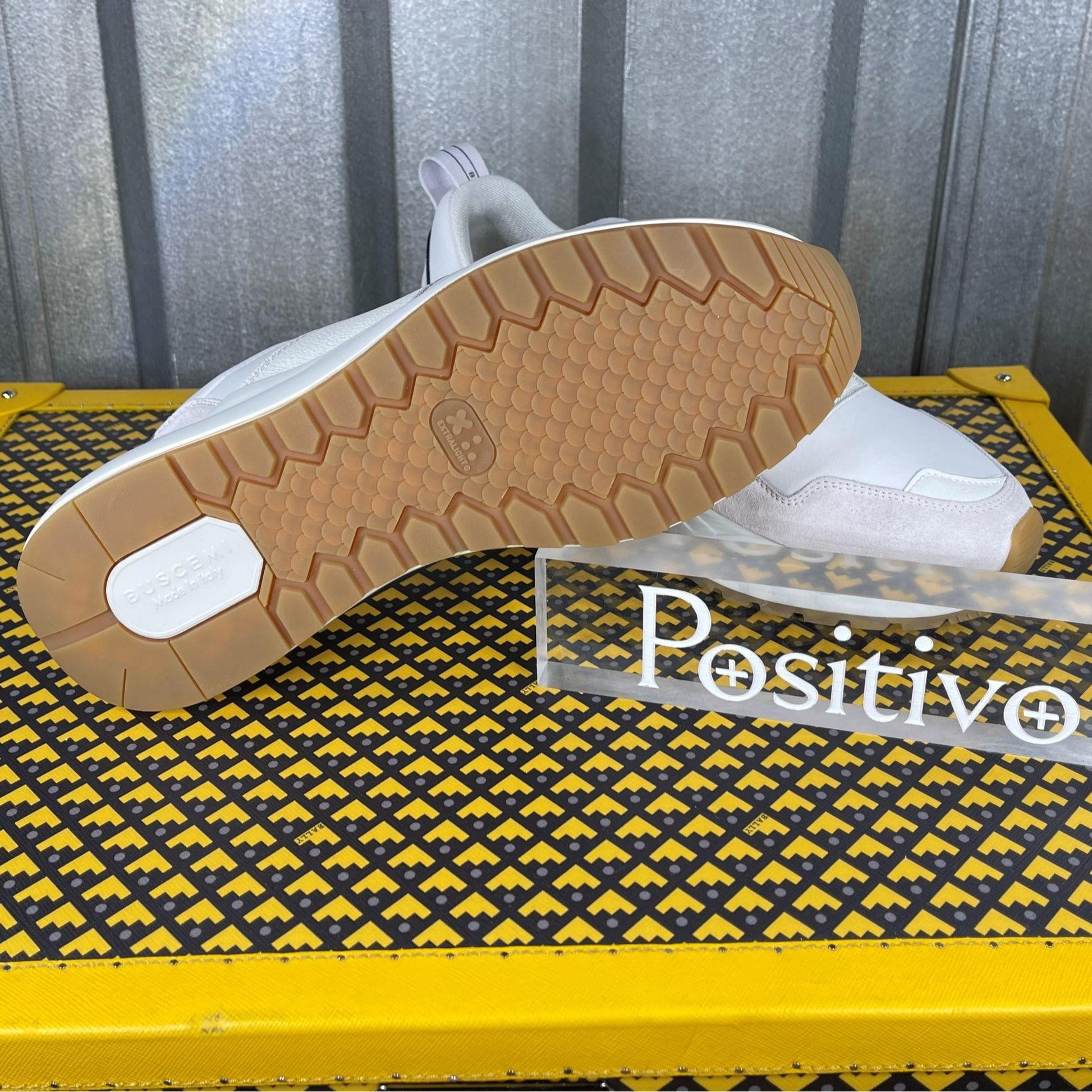 Buscemi Ventura White Leather Sneakers | Positivo Clothing