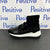 Buscemi Womens Run1 Sock Wedge Black Leather Sneakers SAMPLE | Positivo Clothing