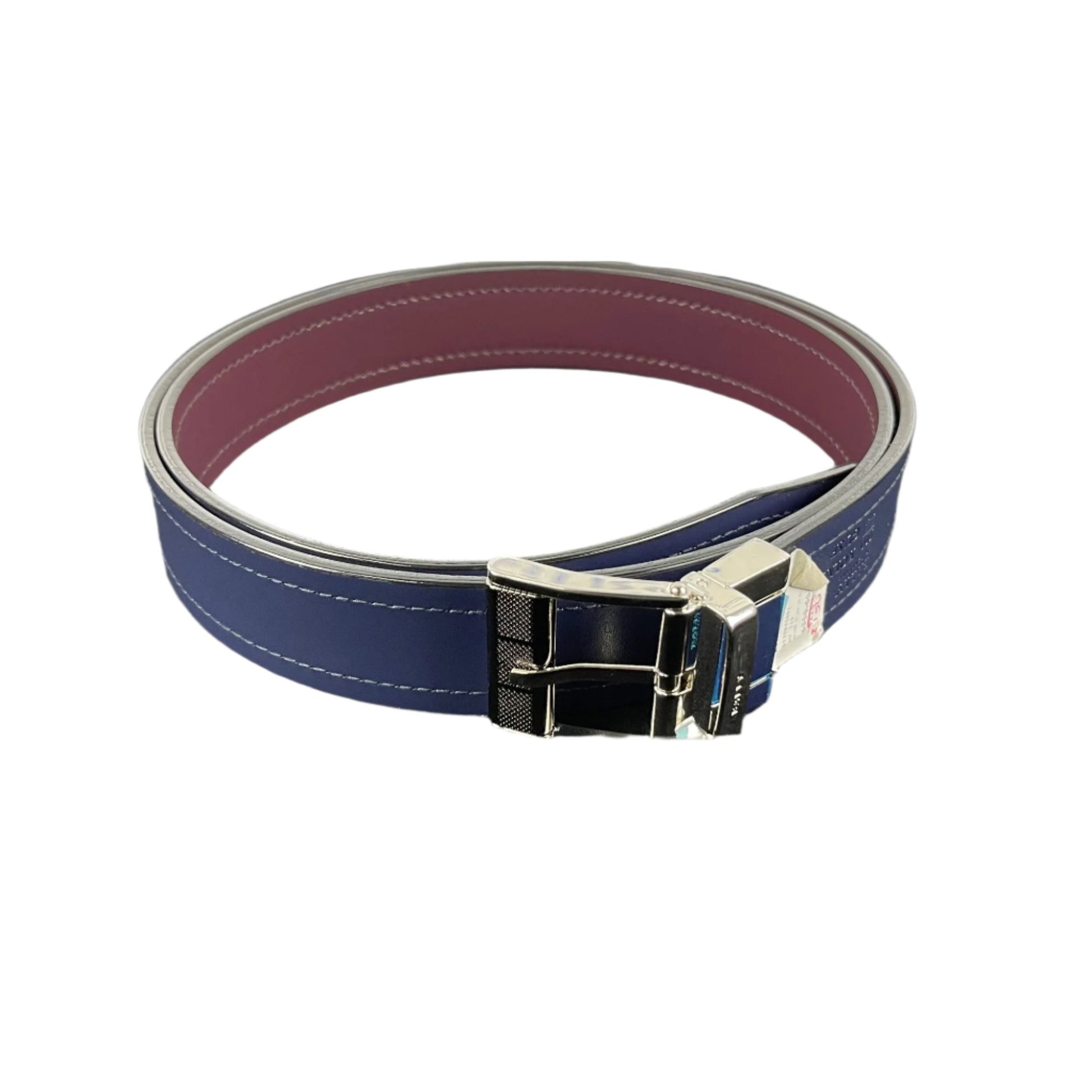 Bally Kolmer Prune Leather Adjustable/Reversible Belt | Positivo Clothing