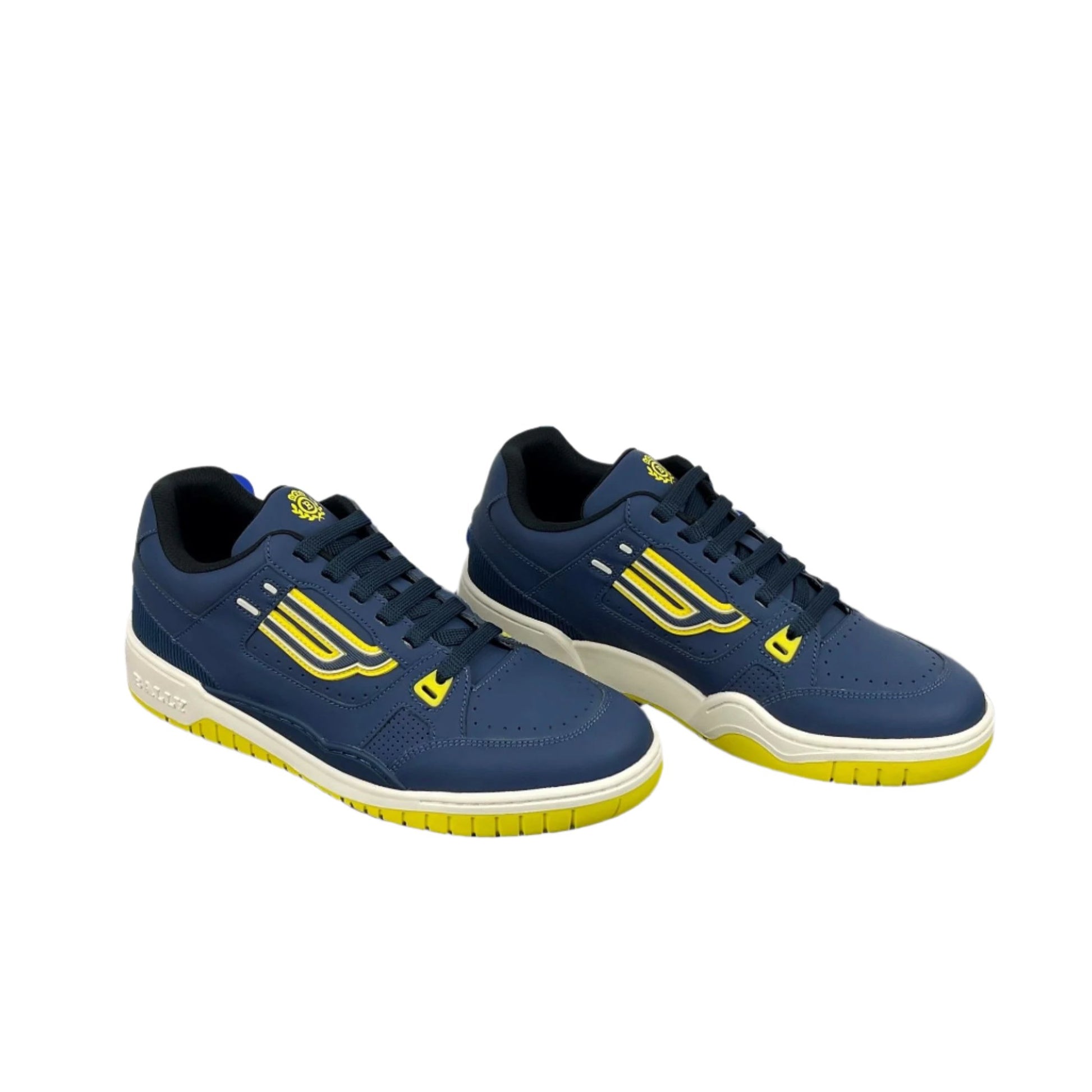 Bally Kuba Blue Sky Leather Low Top Sneakers | Positivo Clothing