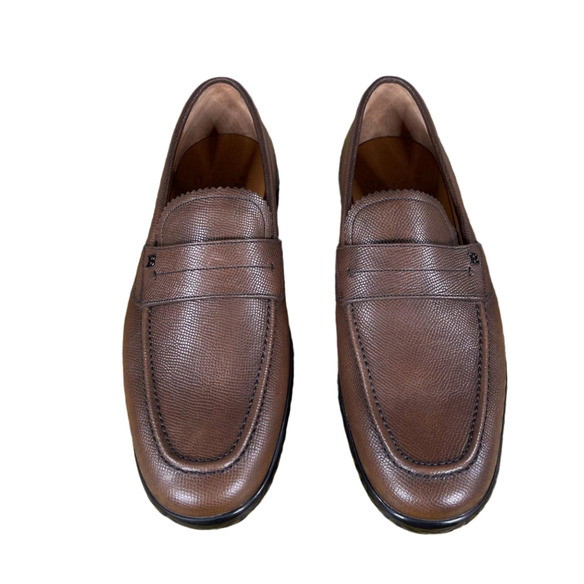 Bally Milno Coffee Leather Loafers | Positivo Clothing