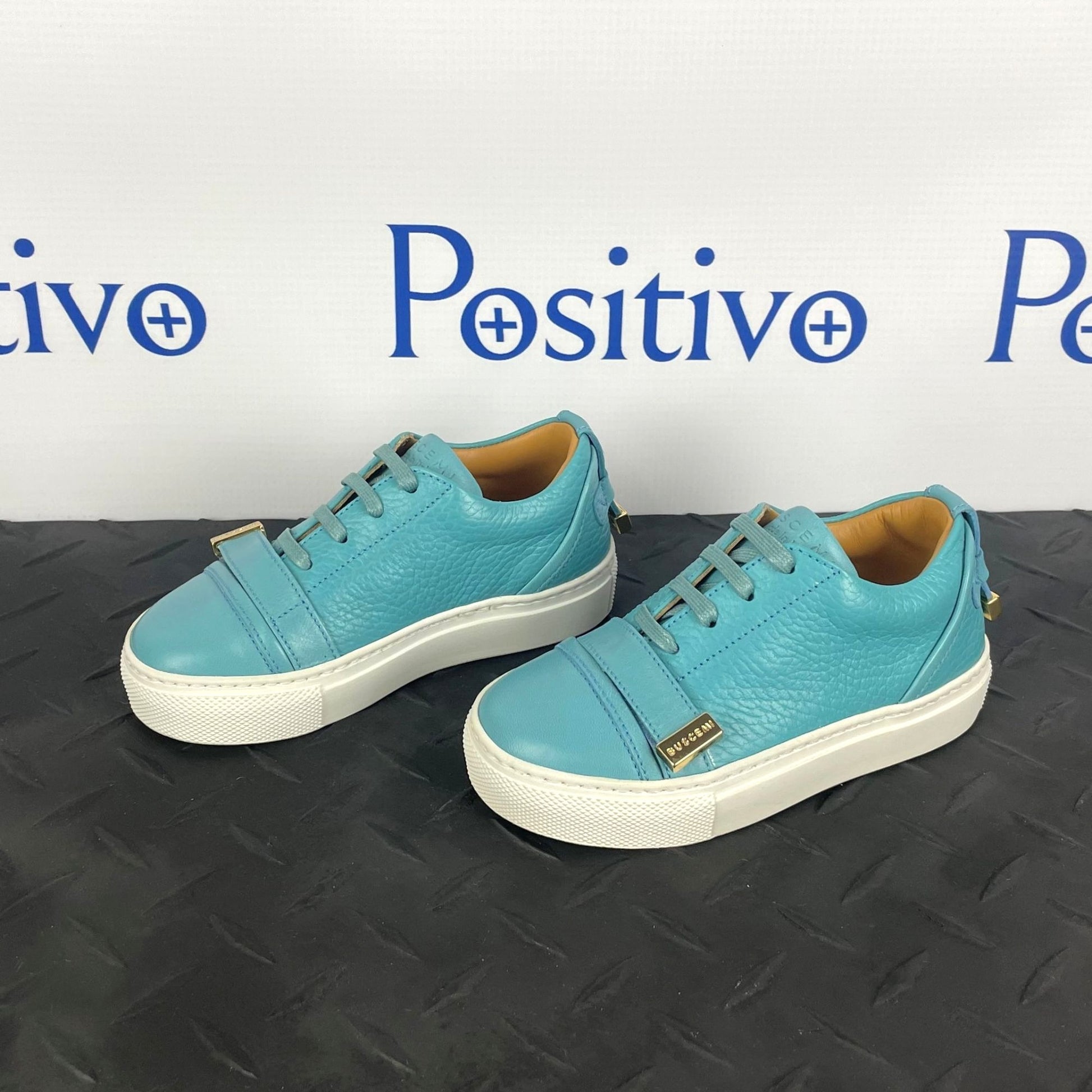 Buscemi 50MM Kid Oxygen Leather Sneakers | Positivo Clothing