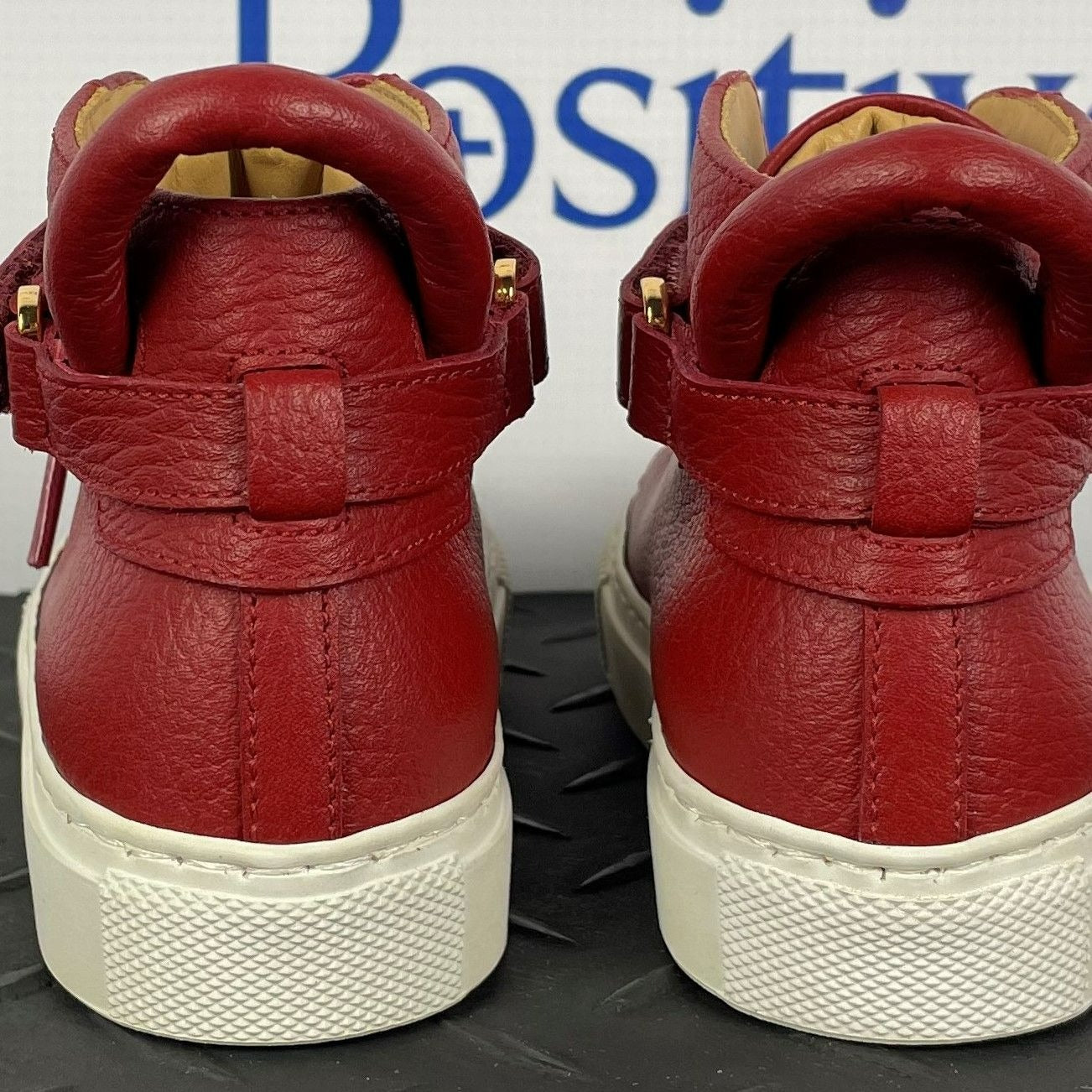 Buscemi 100MM Toddler Passion White Leather Sneakers EU T24 US 8