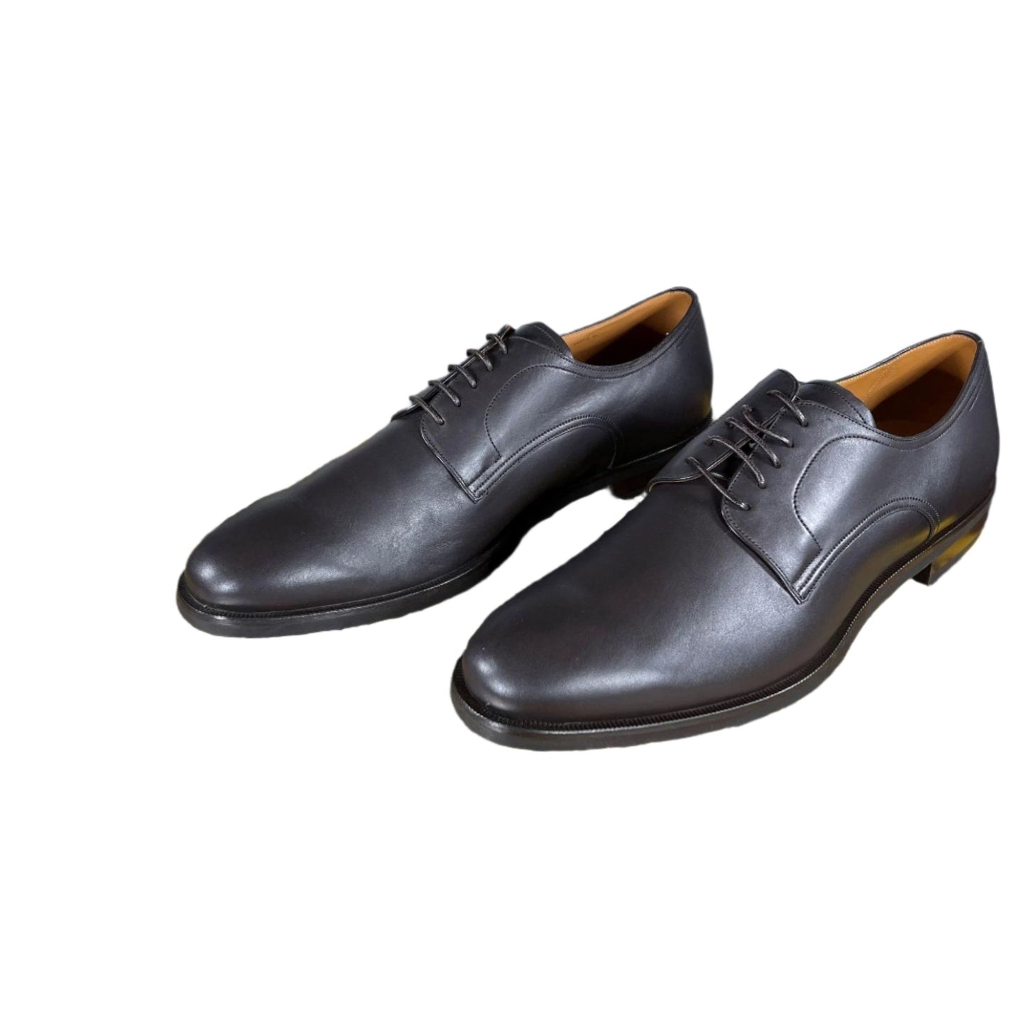 Bally Salfano Chocolate Leather Derby Shoes - Positivo Clothing