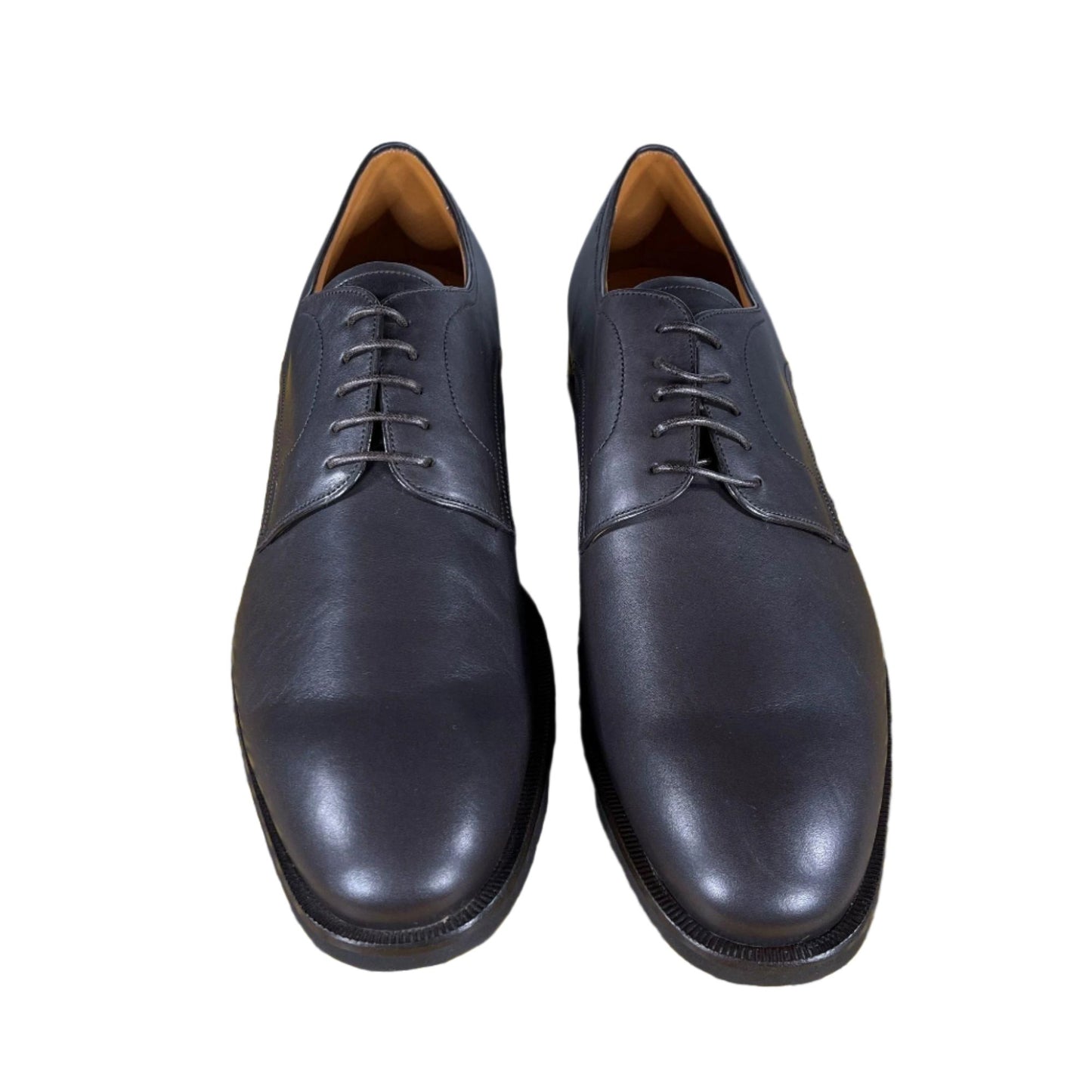 Bally Salfano Chocolate Leather Derby Shoes - Positivo Clothing