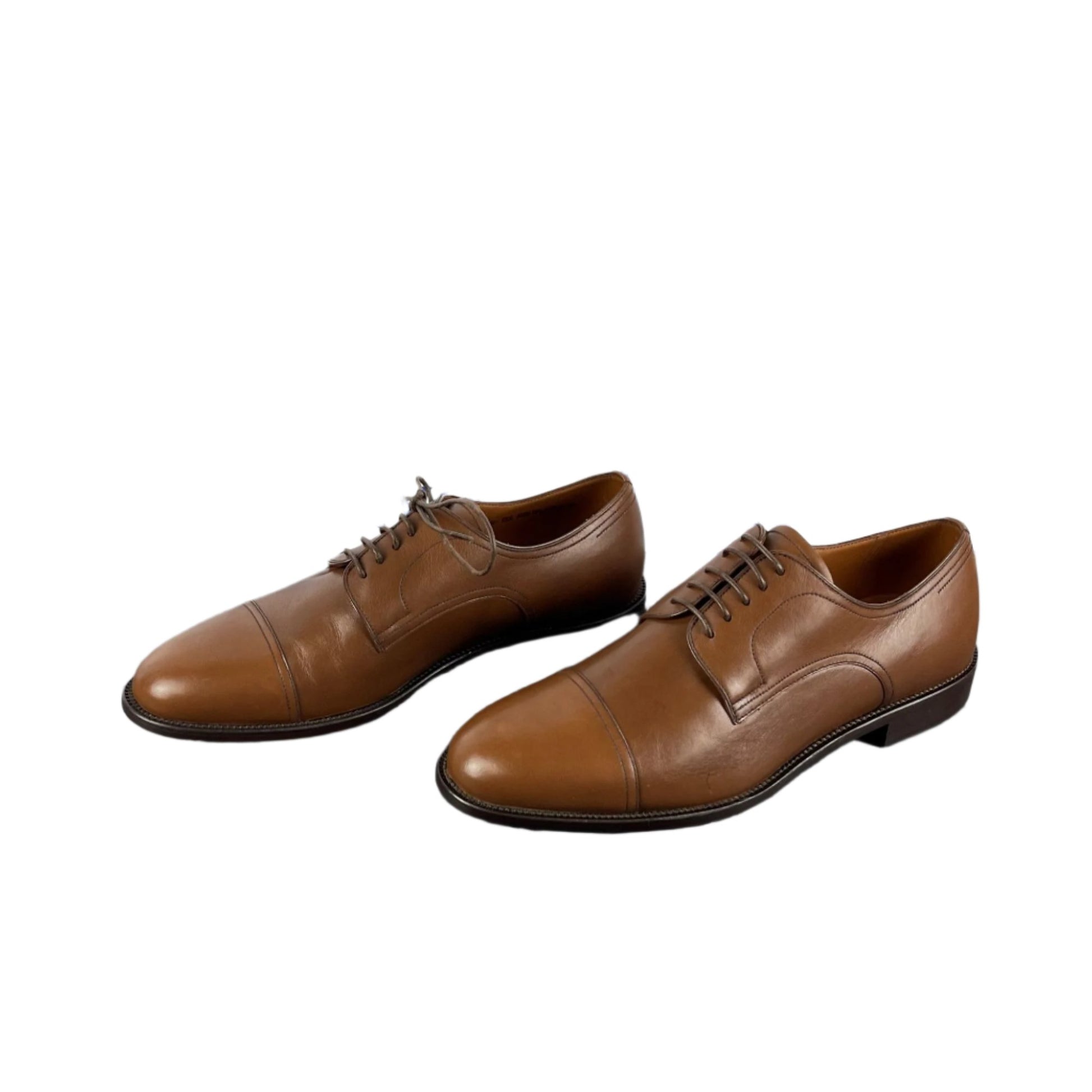 Bally Salfor Tobacco Leather Derby Shoes | Positivo Clothing