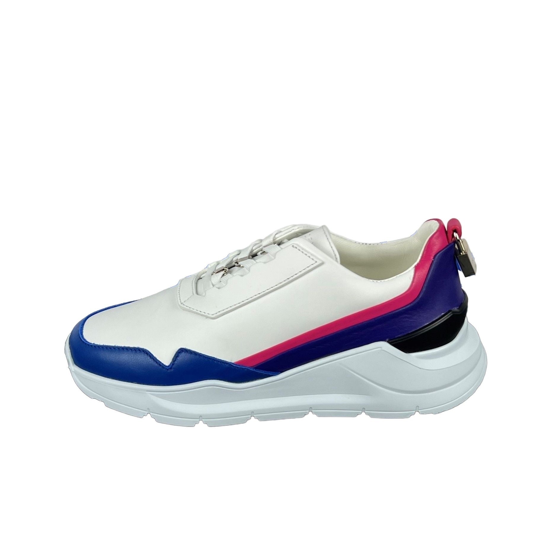 Buscemi Womens Strada Purple Trio Leather Sneakers | Positivo Clothing