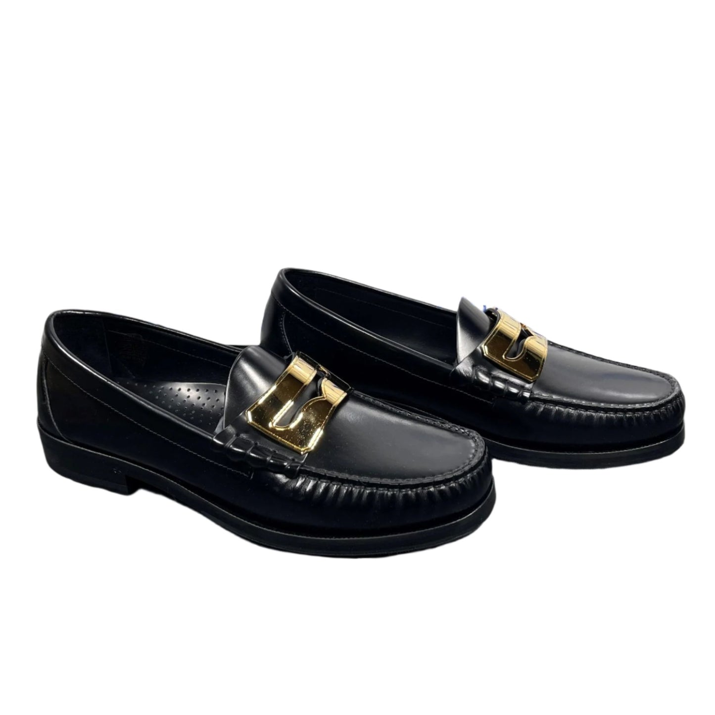 Buscemi Mens Town Loafer Black Leather Loafers | Positivo Clothing