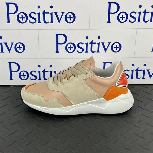 Buscemi Womens Ventura Nude Trio Leather Sneakers SAMPLE | Positivo Clothing