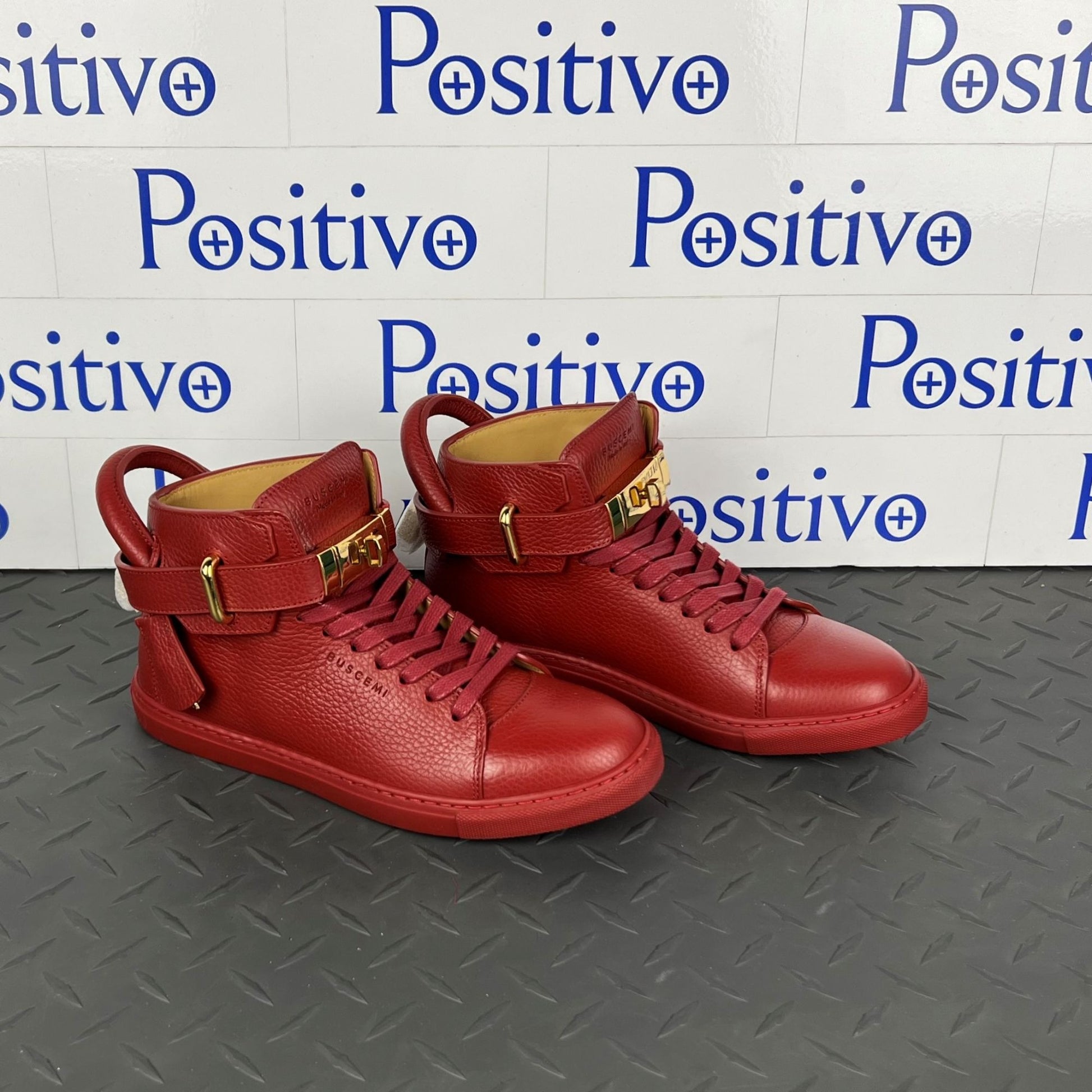 Buscemi Womens 100MM Flat Guts/Guts Sneakers SAMPLE | Positivo Clothing