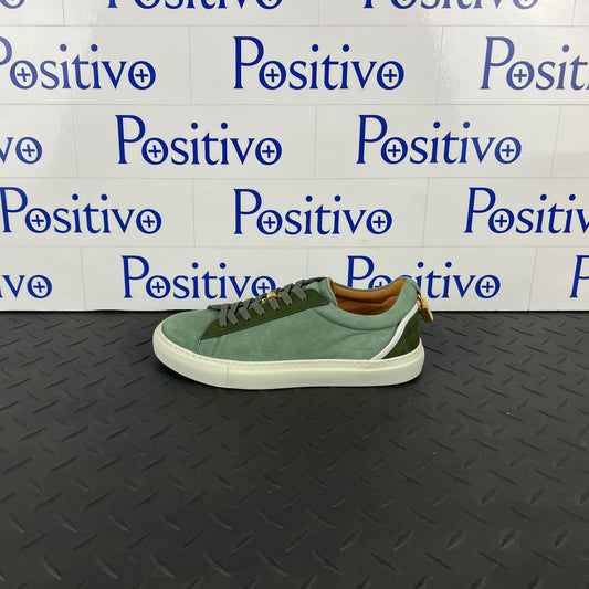 Buscemi Womens Tennis Lock Militare Leather Sneakers SAMPLE | Positivo Clothing