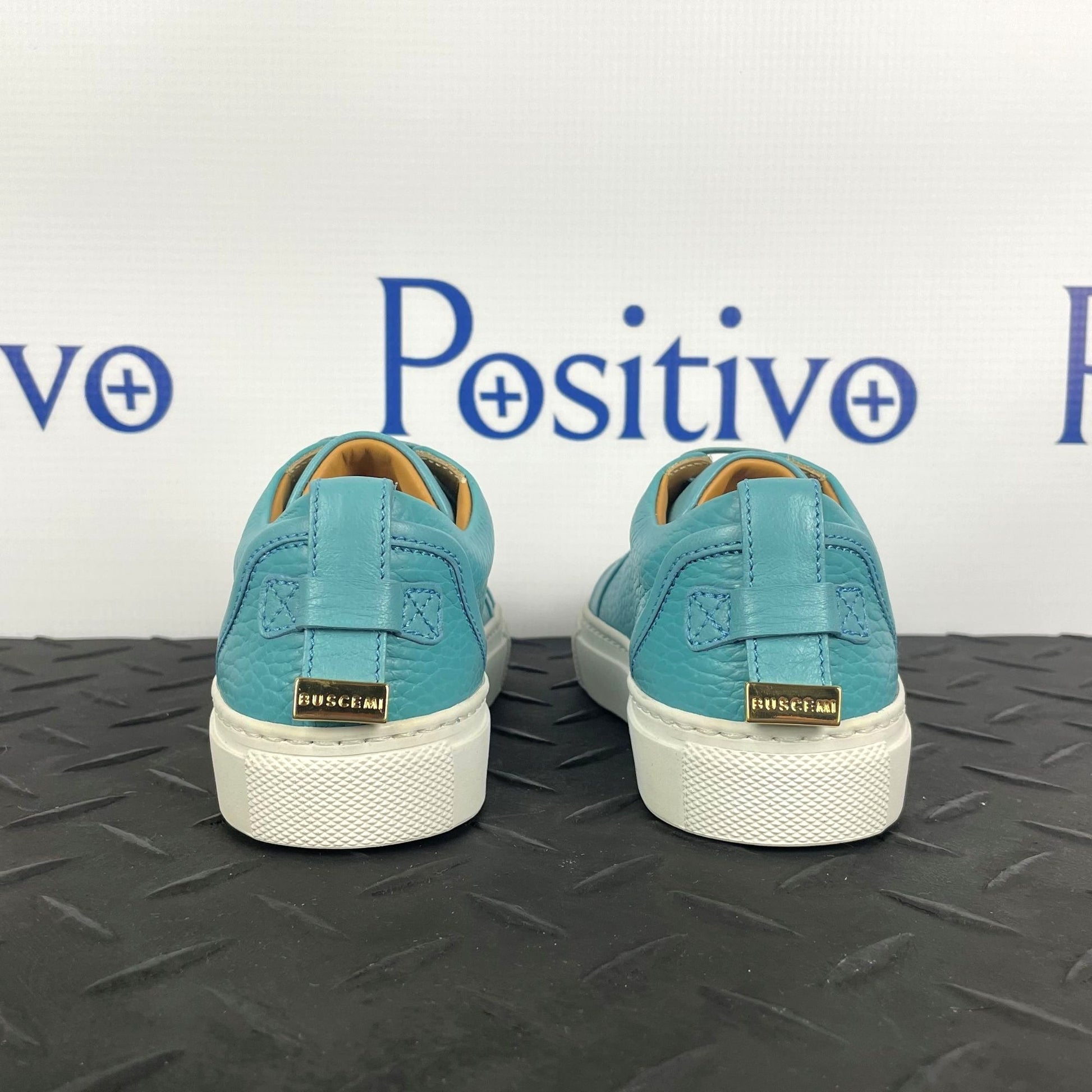 Buscemi 50MM Kid Oxygen Leather Sneakers | Positivo Clothing