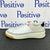 Buscemi Womens Prodigy White/Grey Leather Sneakers SAMPLE | Positivo Clothing