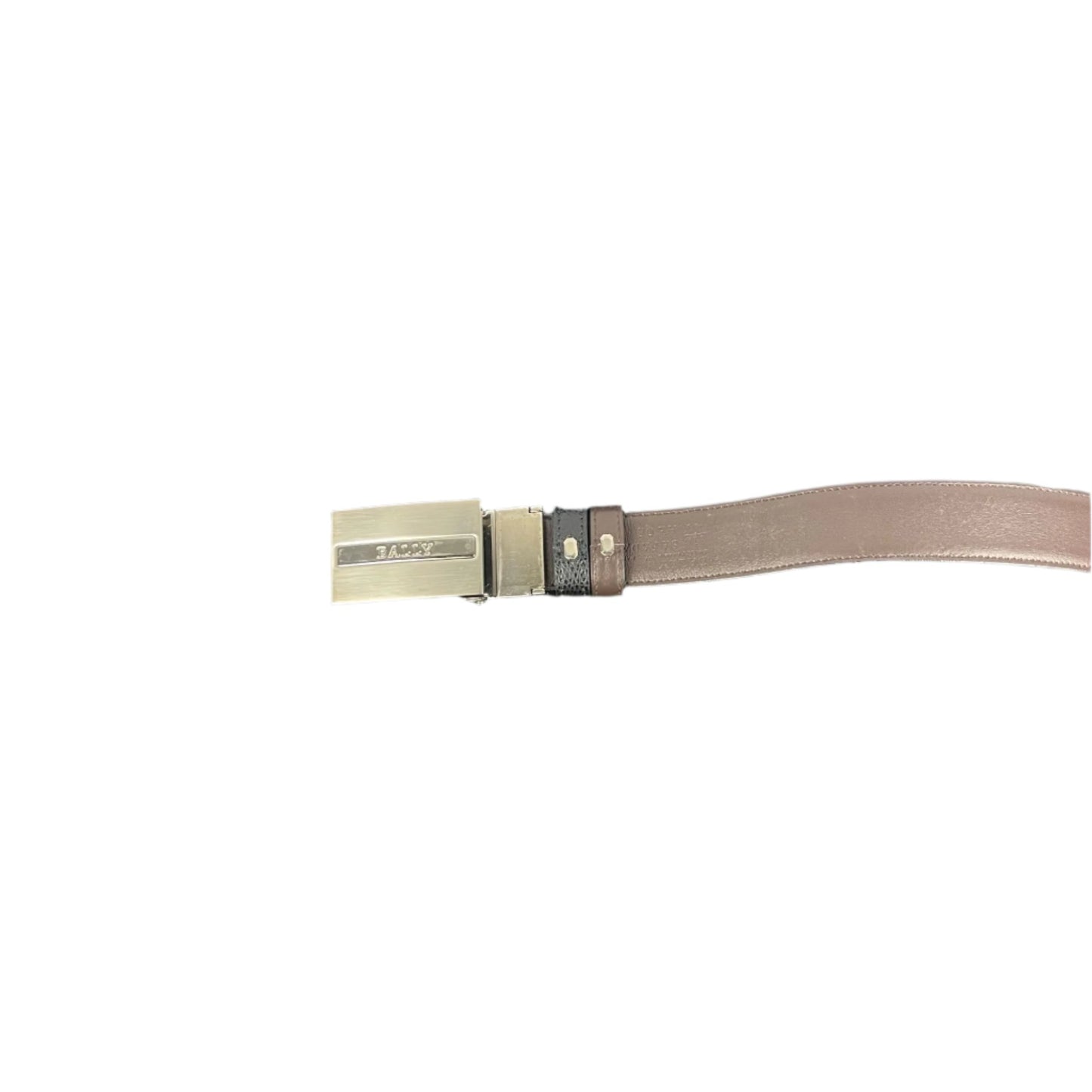 Bally Safada 30 AH QB Brown/Black Leather Belt - Positivo Clothing