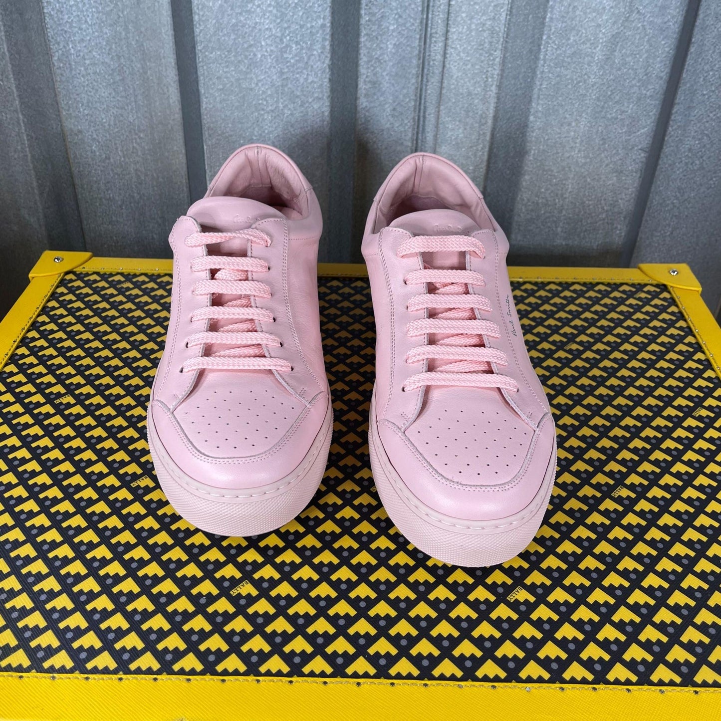 Paul Smith PRI10 Primo Powder Pink Leather Low Top Sneakers | Positivo Clothing