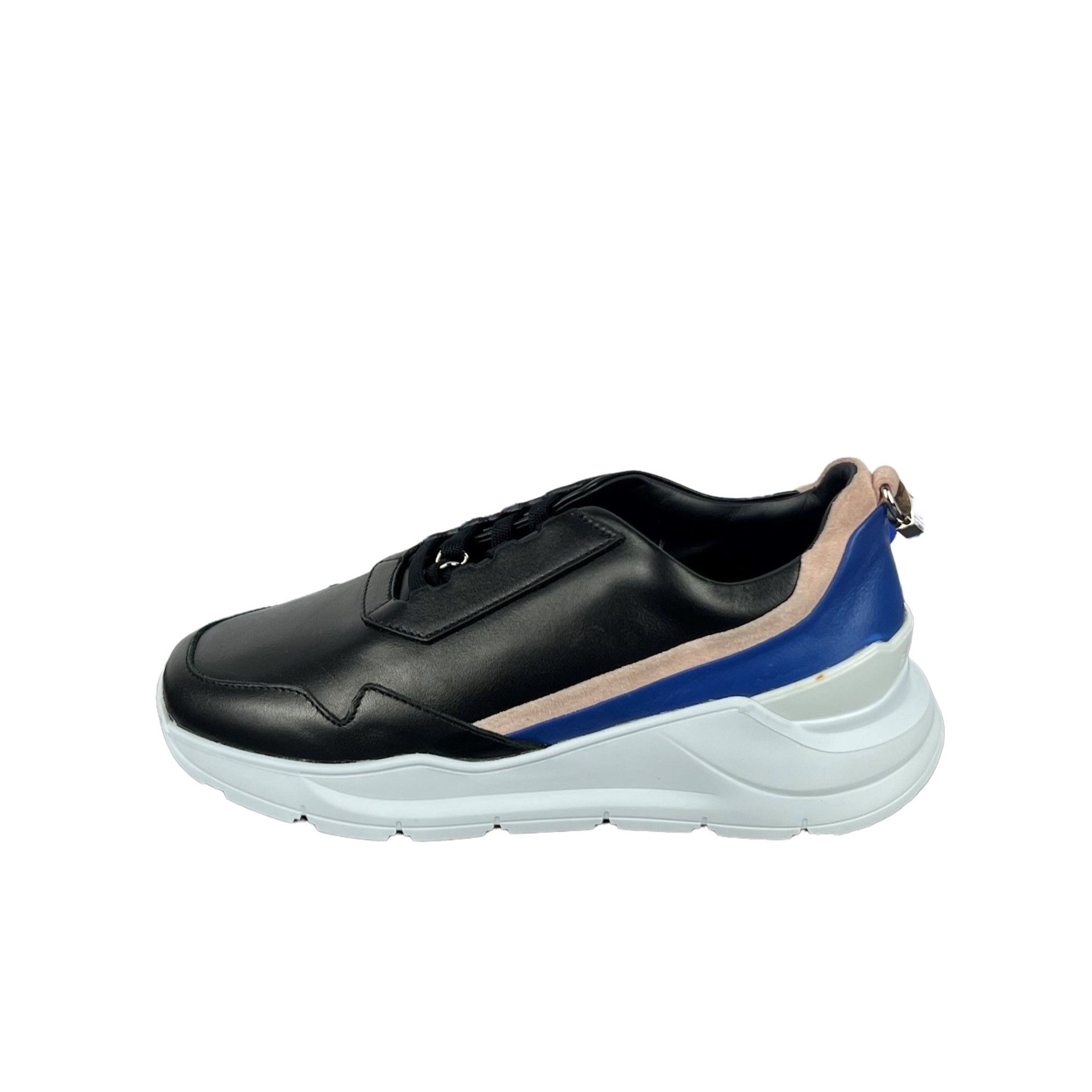 Buscemi Womens Strada Black Trio Leather Sneakers | Positivo Clothing