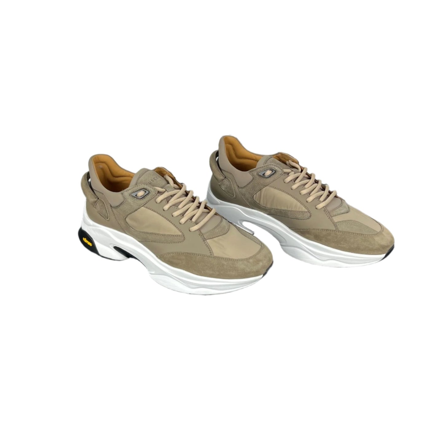 Buscemi Veloce Mix Dove Grey Suede Sneakers