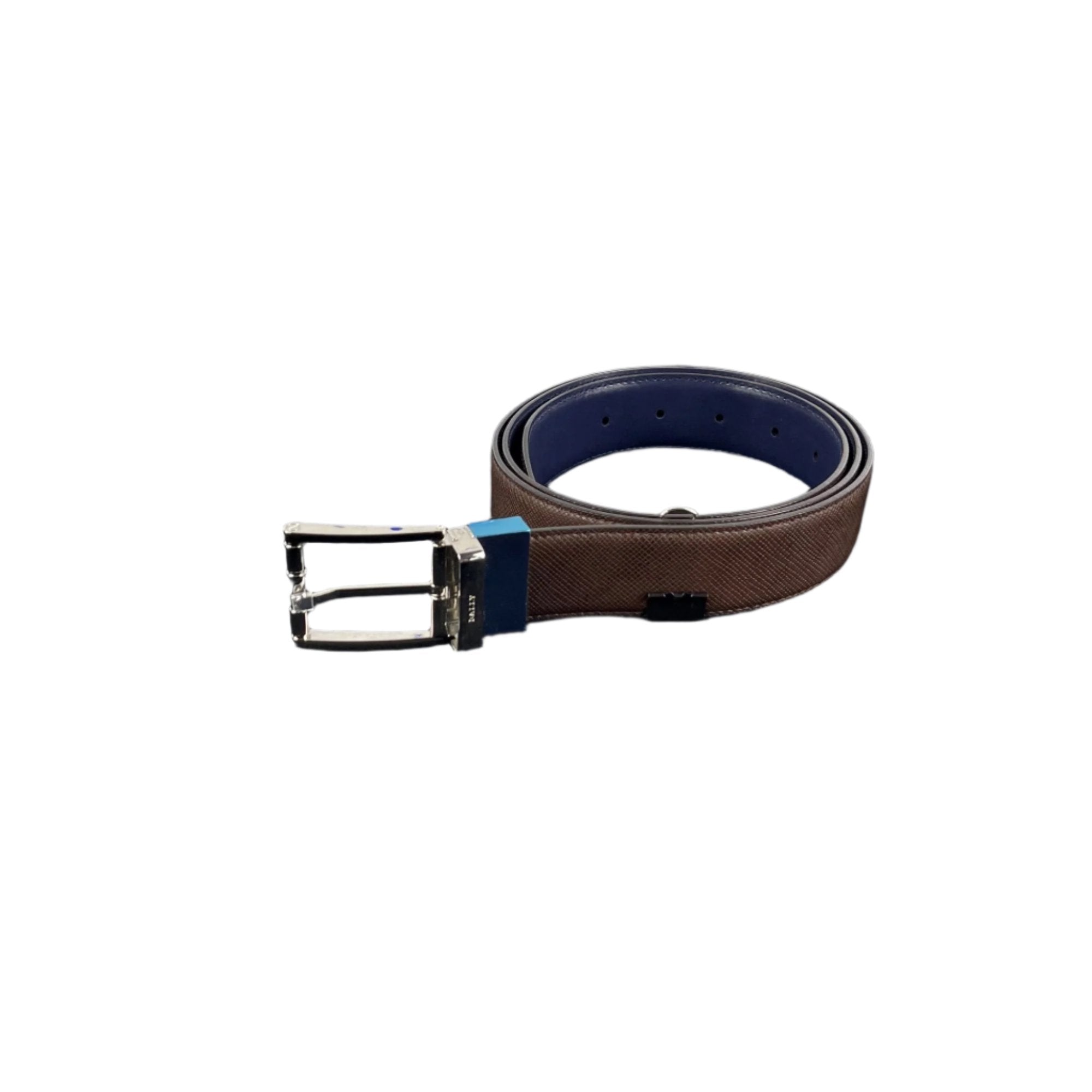 Bally Astor Mid Brown Leather Adjustable/Reversible Belt | Positivo Clothing