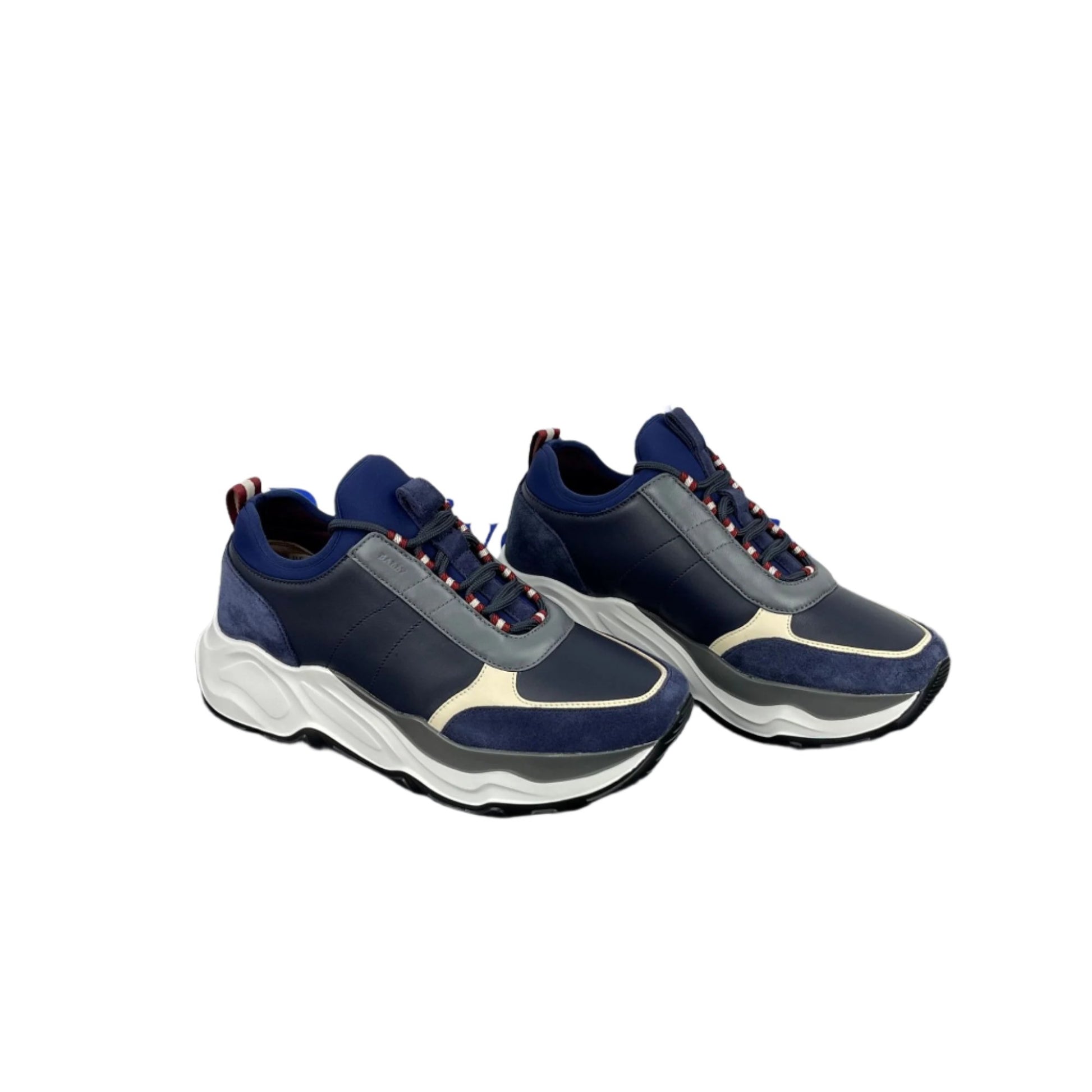 Bally Berlin Marine Merlot Synthetic Sneakers | Positivo Clothing