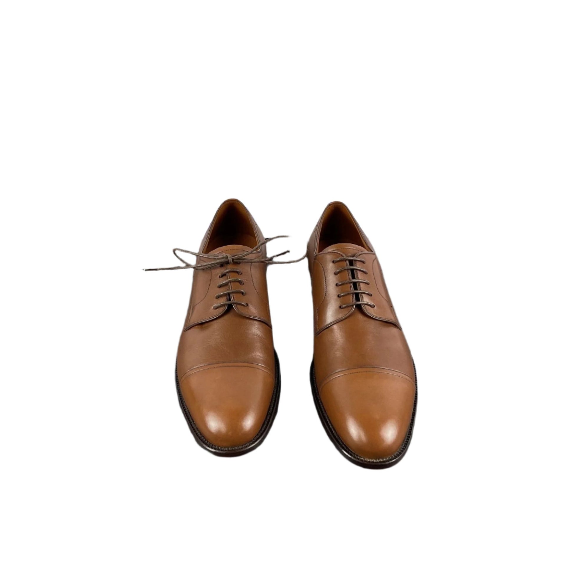 Bally Salfor Tobacco Leather Derby Shoes | Positivo Clothing