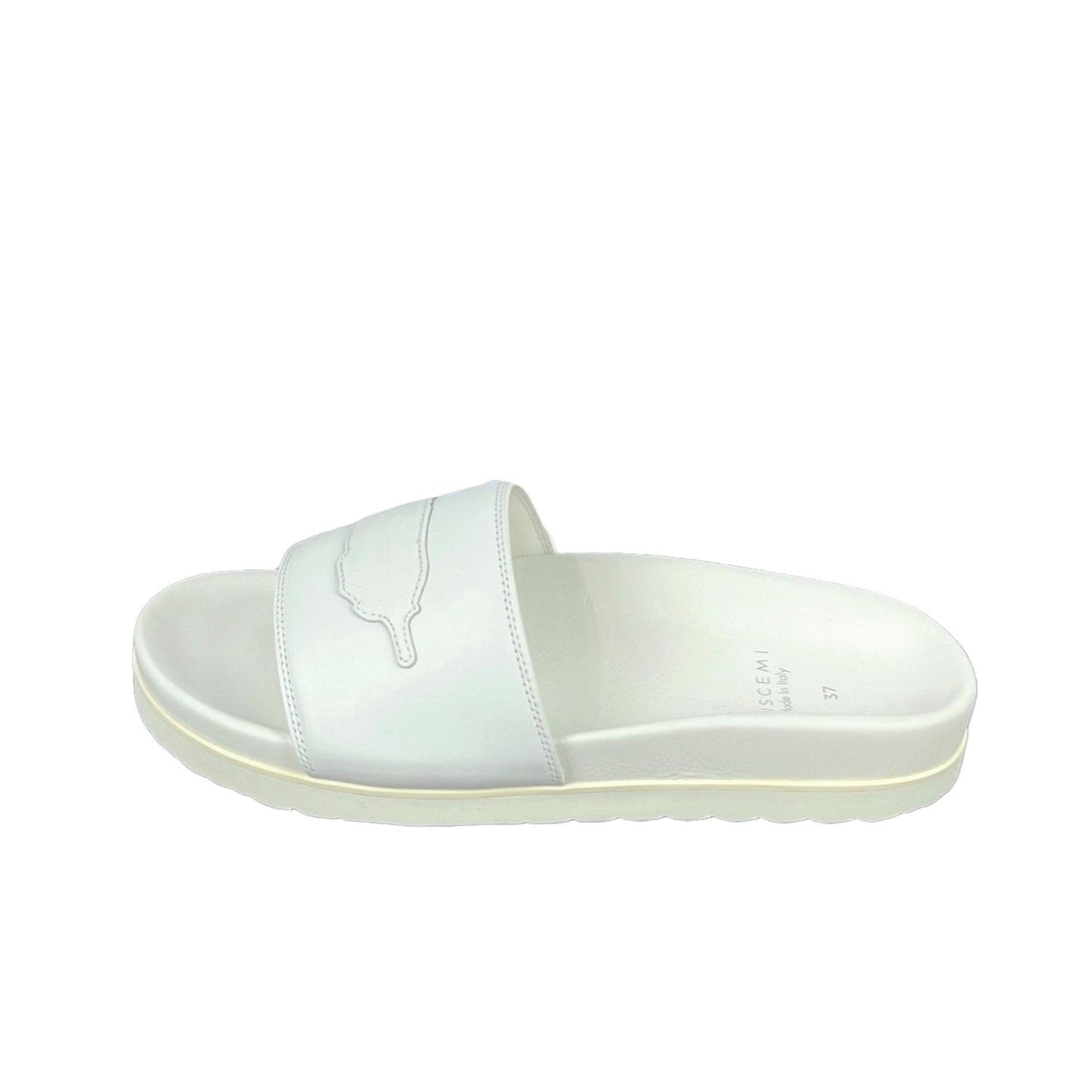 Buscemi Womens Slide Piuma Leather Sandals SAMPLE | Positivo Clothing