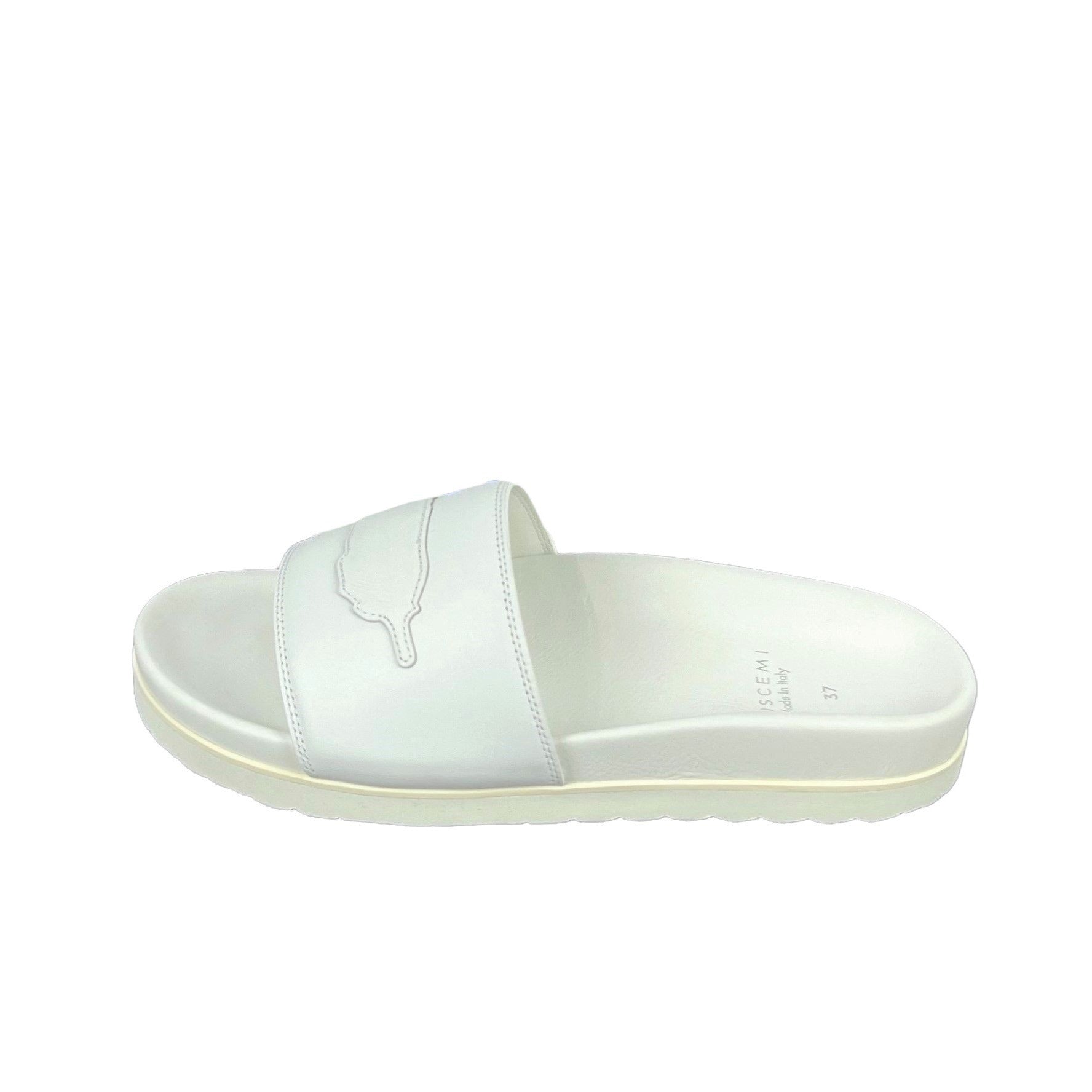 Buscemi Womens Slide Piuma Leather Sandals SAMPLE | Positivo Clothing