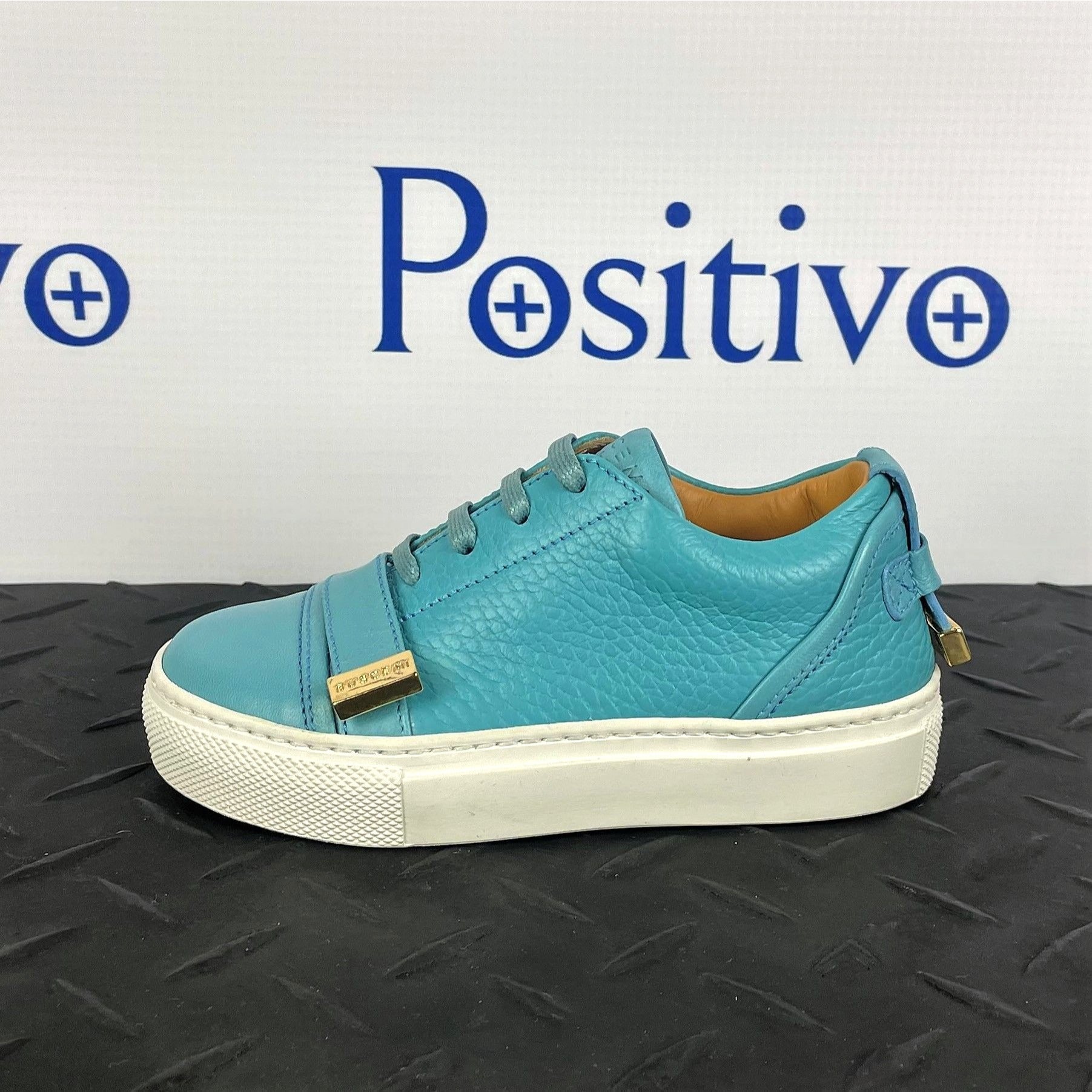 Buscemi 50MM Kid Oxygen Leather Sneakers | Positivo Clothing