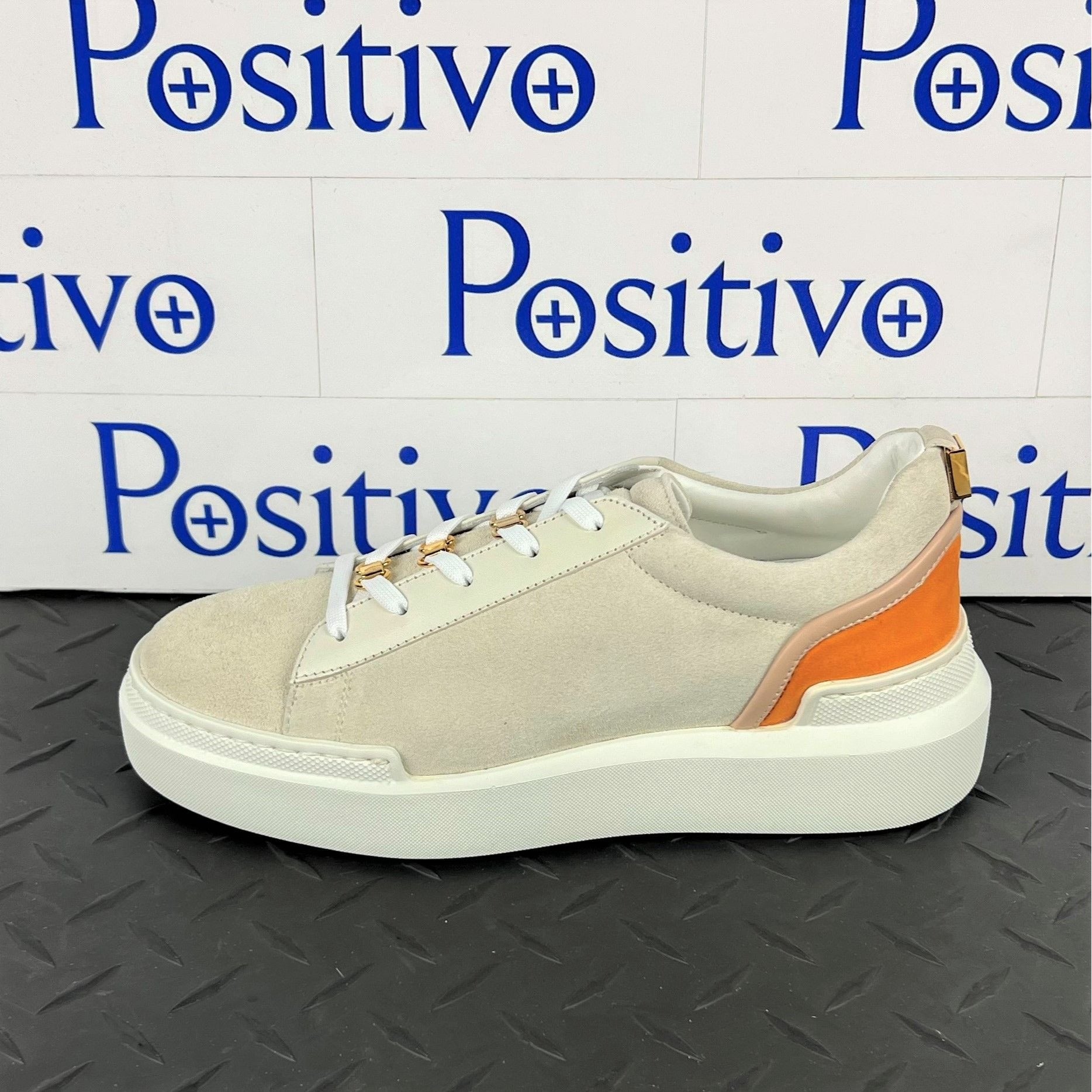 Buscemi Ninna Off White Leather Sneakers SAMPLE | Positivo Clothing