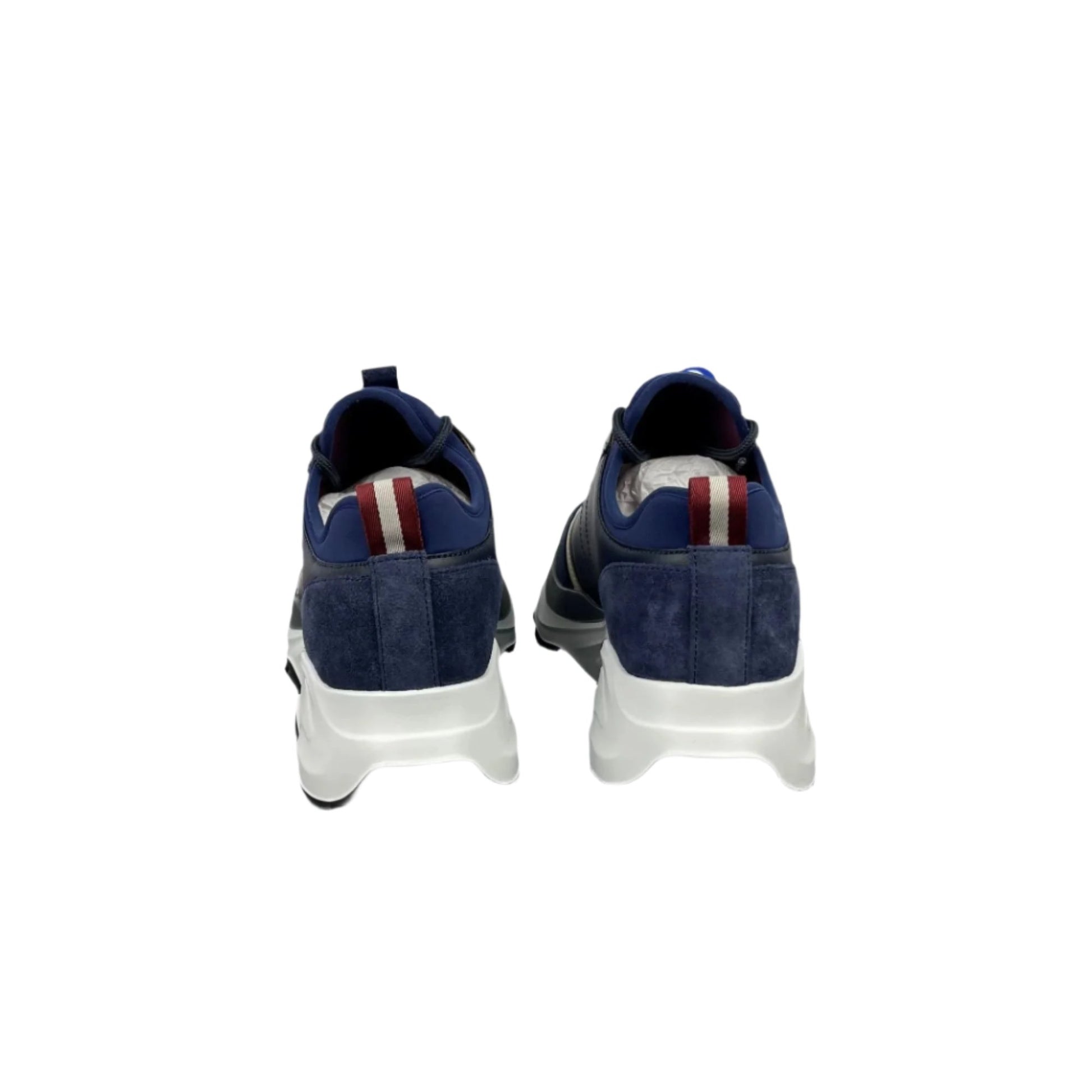Bally Berlin Marine Merlot Synthetic Sneakers | Positivo Clothing