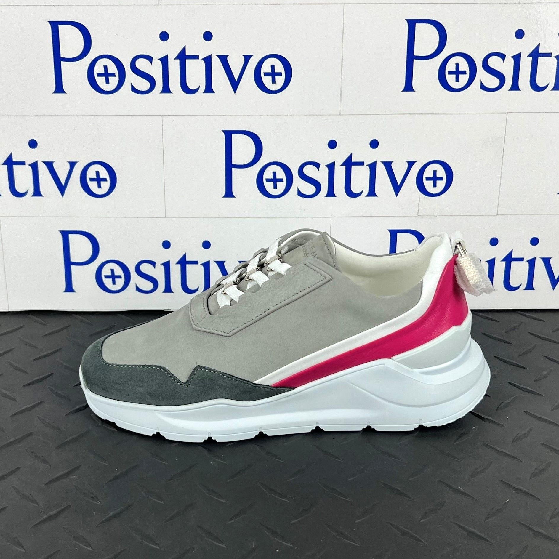 Buscemi Womens Strada Fuscia Trio Leather Sneakers | Positivo Clothing