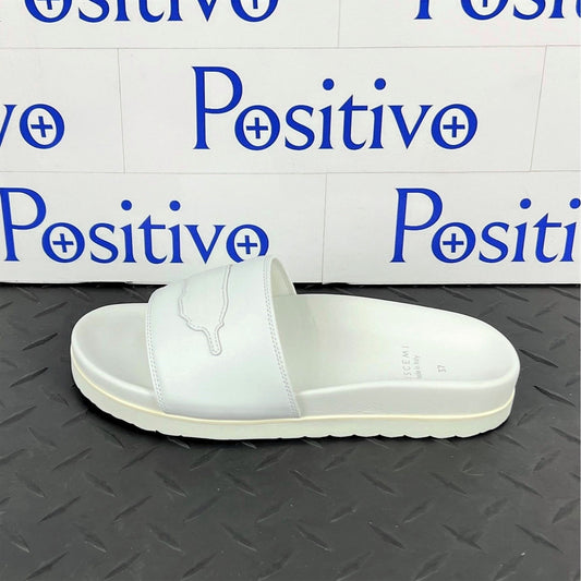 Buscemi Womens Slide Piuma Leather Sandals SAMPLE | Positivo Clothing