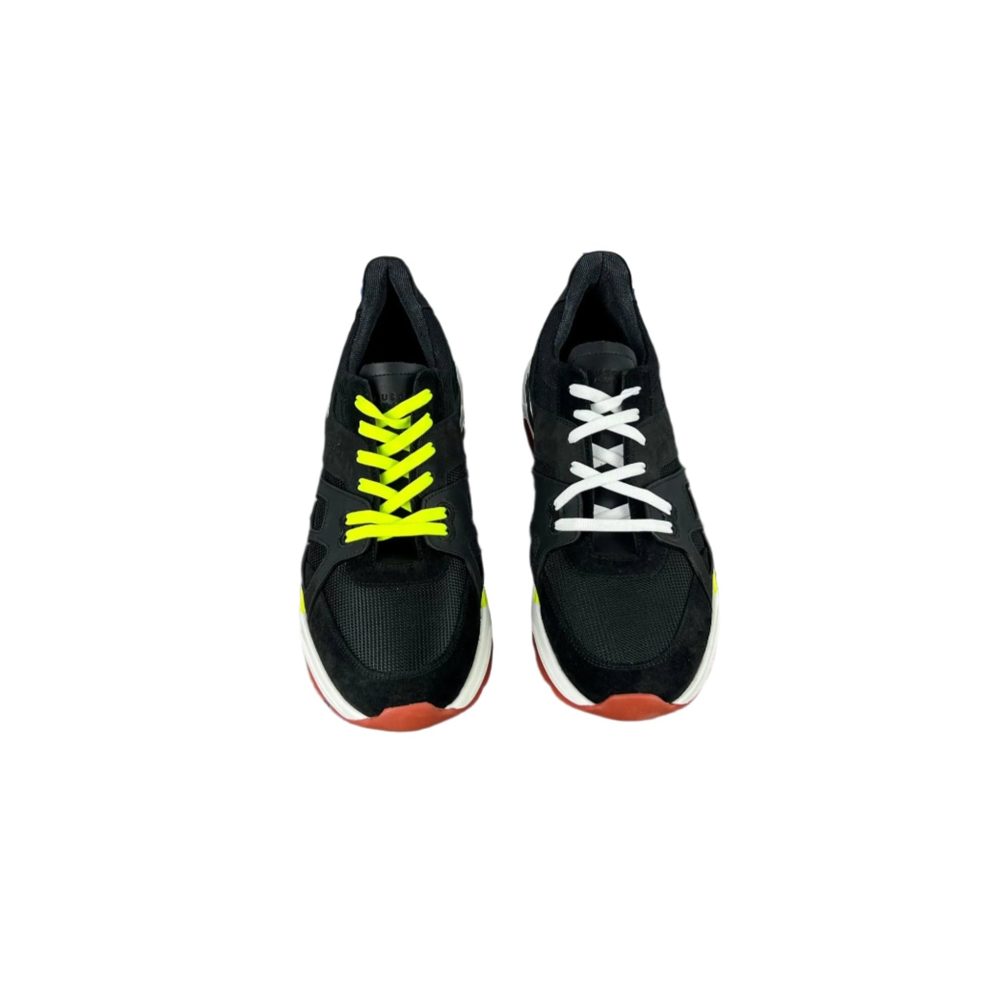 Buscemi Mens B Runner Black Leather Sneakers SAMPLE | Positivo Clothing