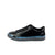 MCM Mens Terrain Gradient Black/Blue Leather Low Top Sneakers | Positivo Clothing