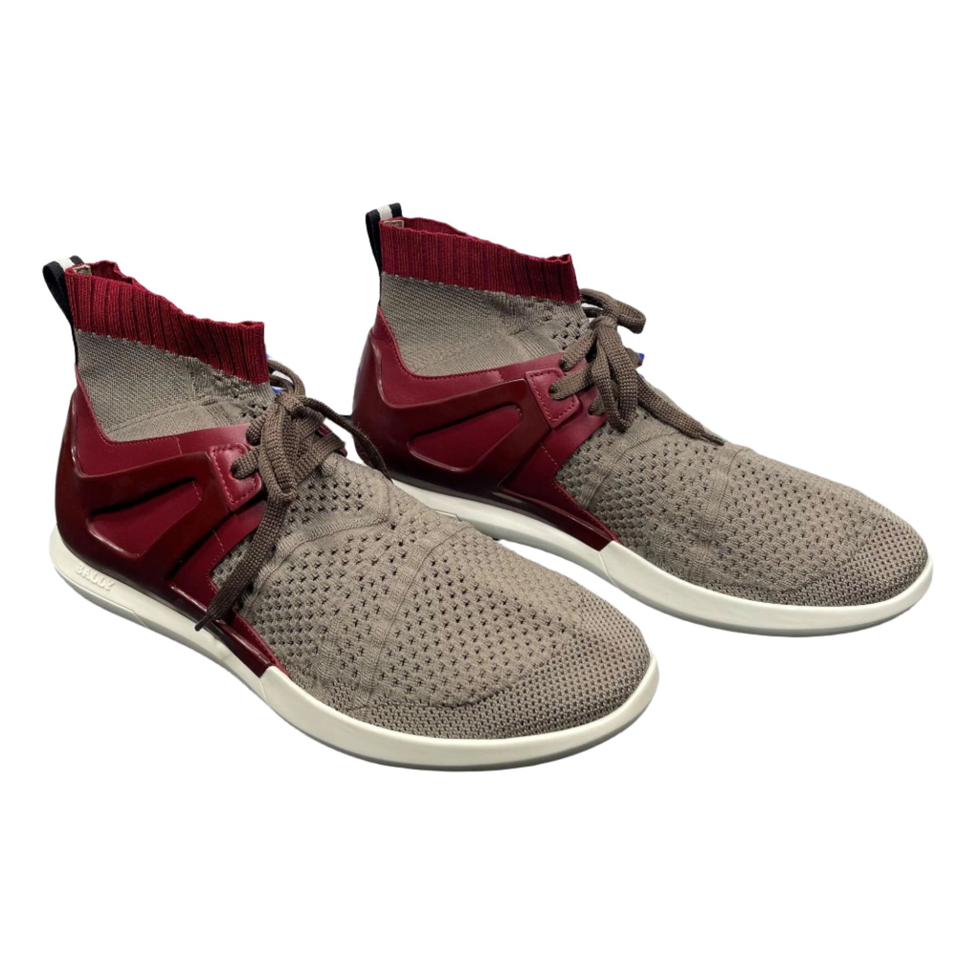 Bally Avallo Red Leather/Textile Sneakers | Positivo Clothing
