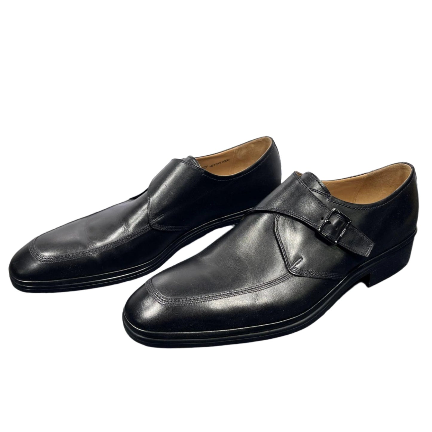 Bally Netovi Black Leather Monk Shoes | Positivo Clothing