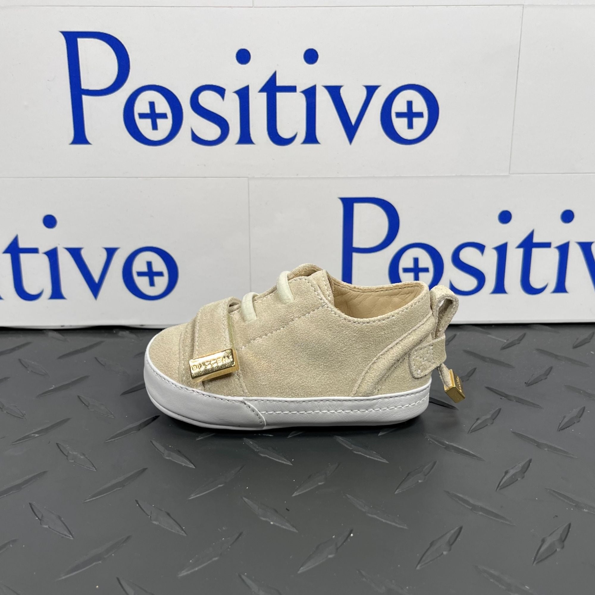 Buscemi 50MM Strap Baby Cisto Leather Sneakers | Positivo Clothing