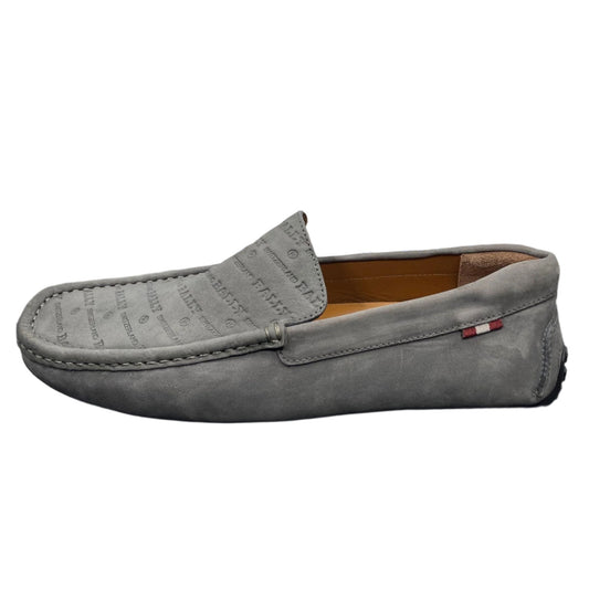Bally Pico Grey Leather Drivers | Positivo Clothing