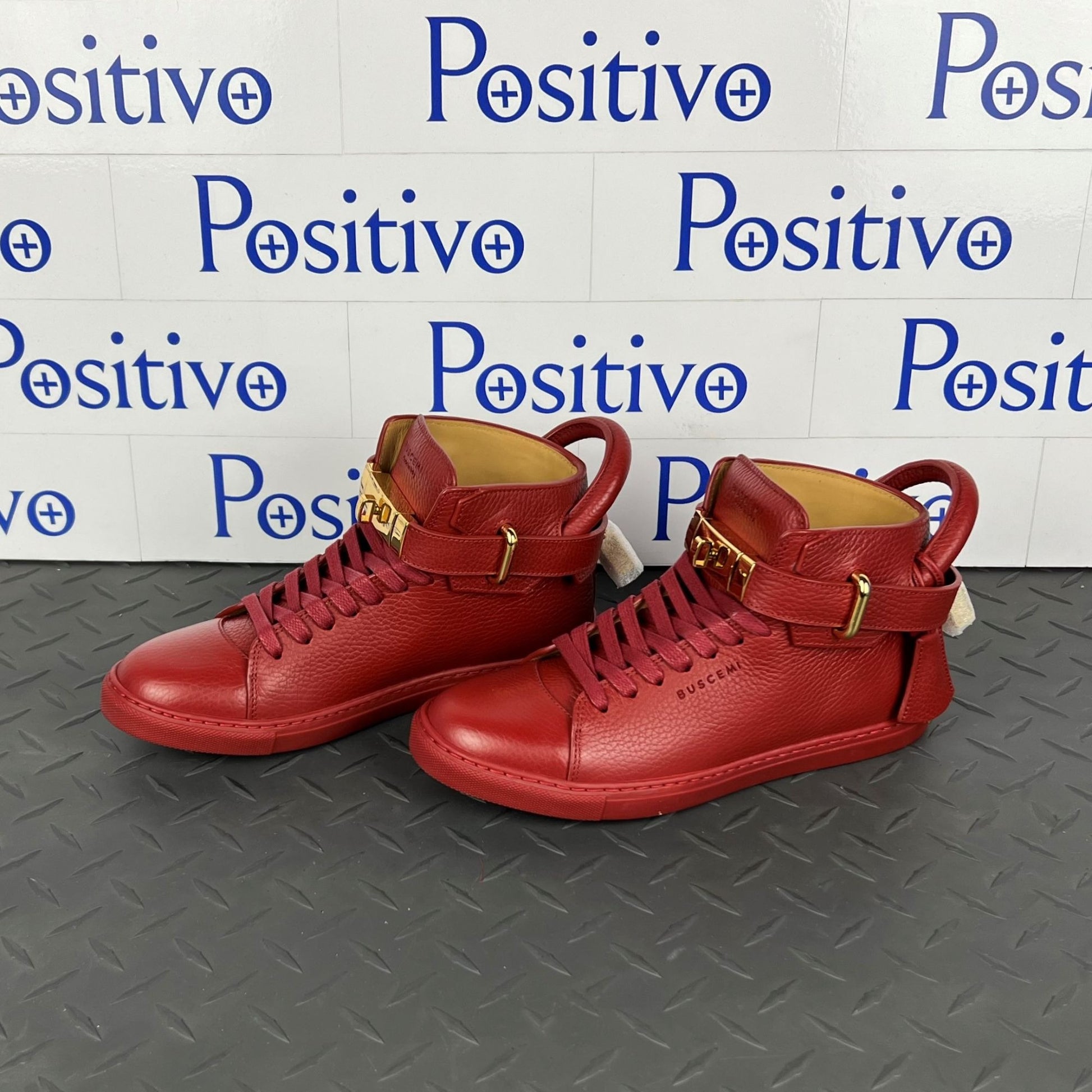 Buscemi Womens 100MM Flat Guts/Guts Sneakers SAMPLE | Positivo Clothing