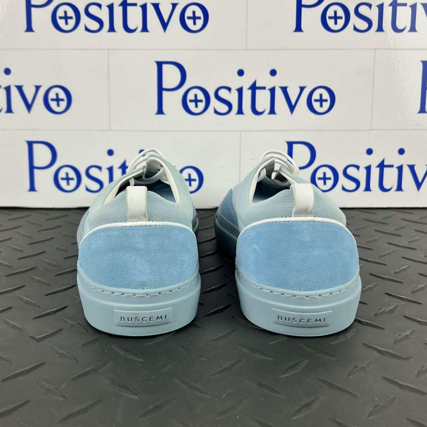 Buscemi Womens Cali Cielo Leather Low top Sneakers SAMPLE | Positivo Clothing
