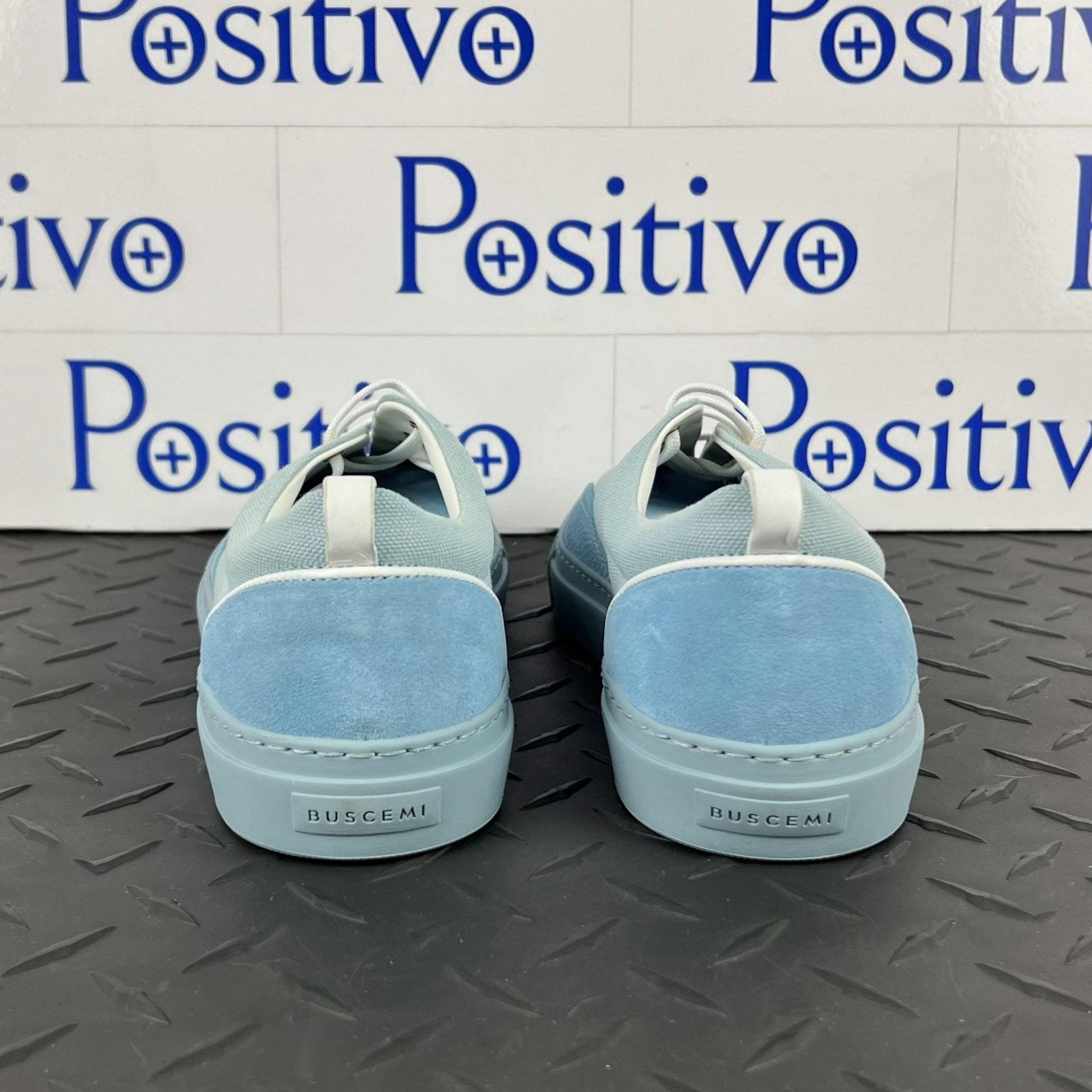 Buscemi Womens Cali Cielo Leather Low top Sneakers SAMPLE | Positivo Clothing