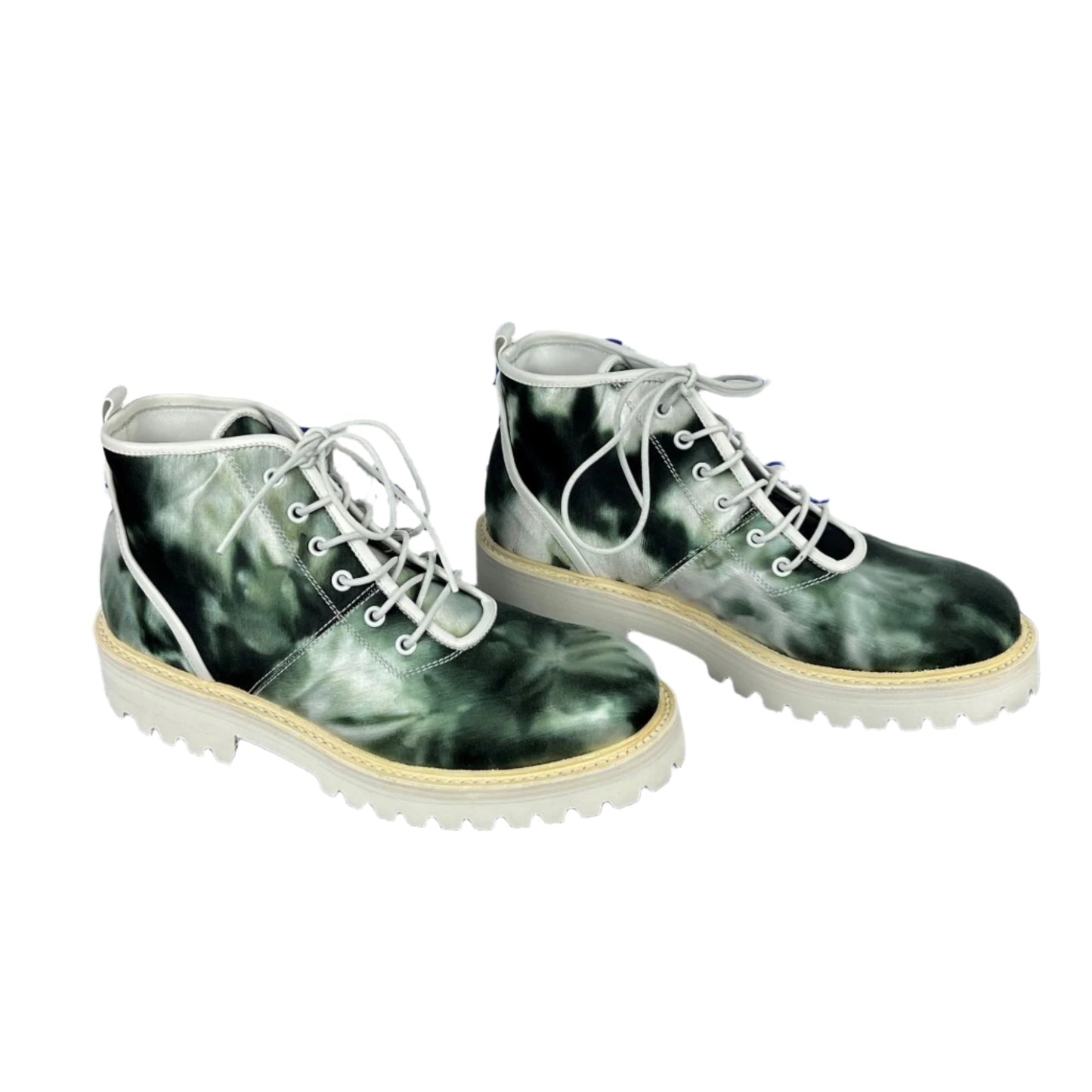 Buscemi Mens Lotta Tie Dye Canvas Boots SAMPLE | Positivo Clothing