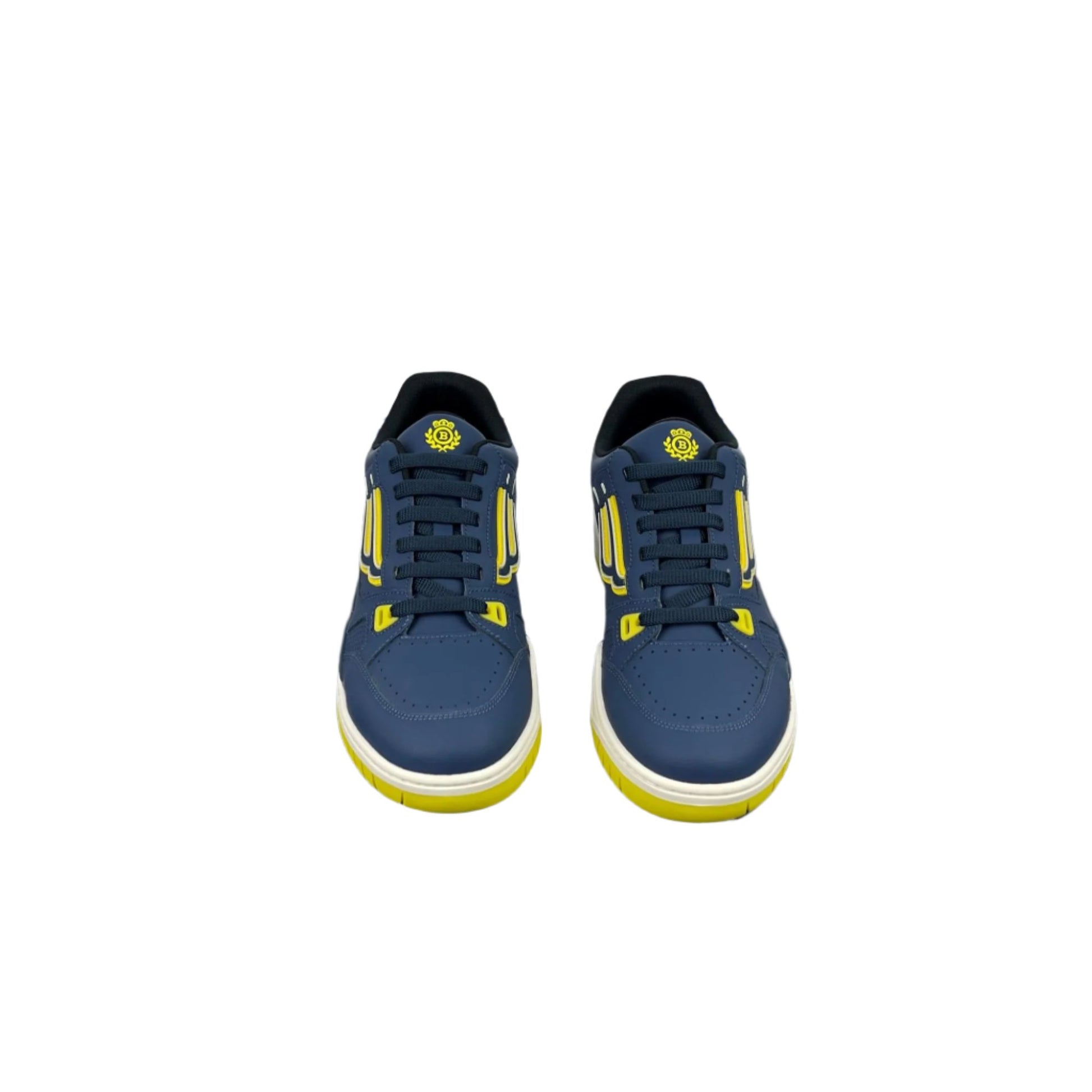 Bally Kuba Blue Sky Leather Low Top Sneakers | Positivo Clothing