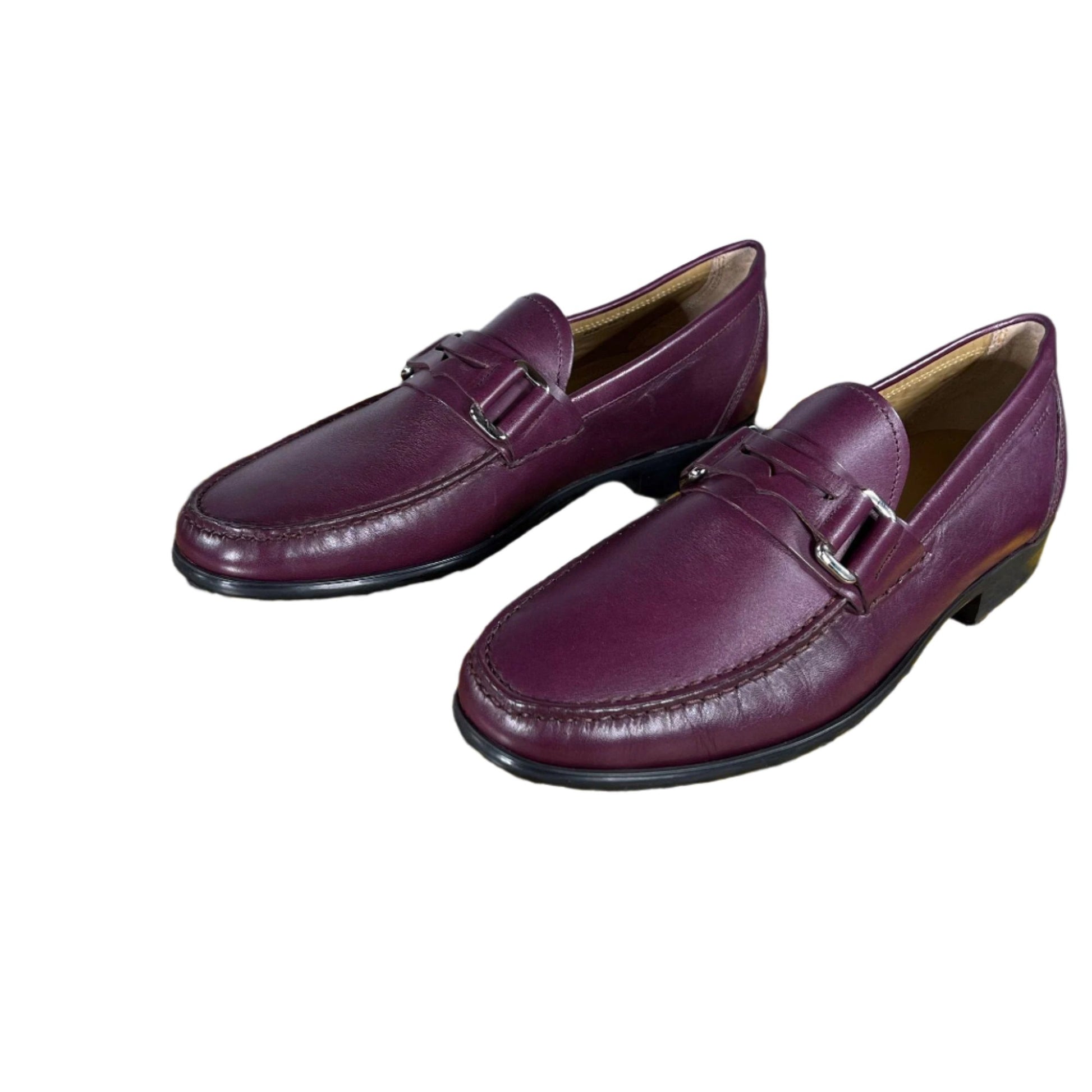 Bally Mens Coniac Vino Leather Moccasins | Positivo Clothing
