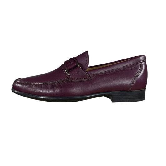 Bally Mens Coniac Vino Leather Moccasins | Positivo Clothing